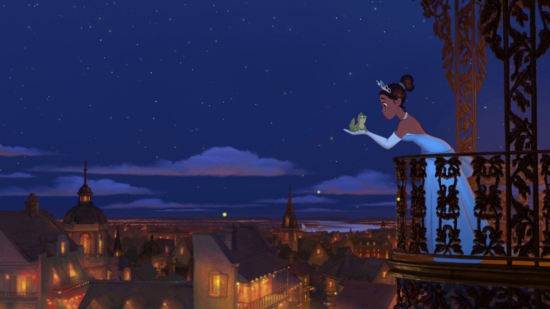 Frog, Tiana, The Princess and the Frog, Disney wallpapers, 1920x1080 Full HD Desktop