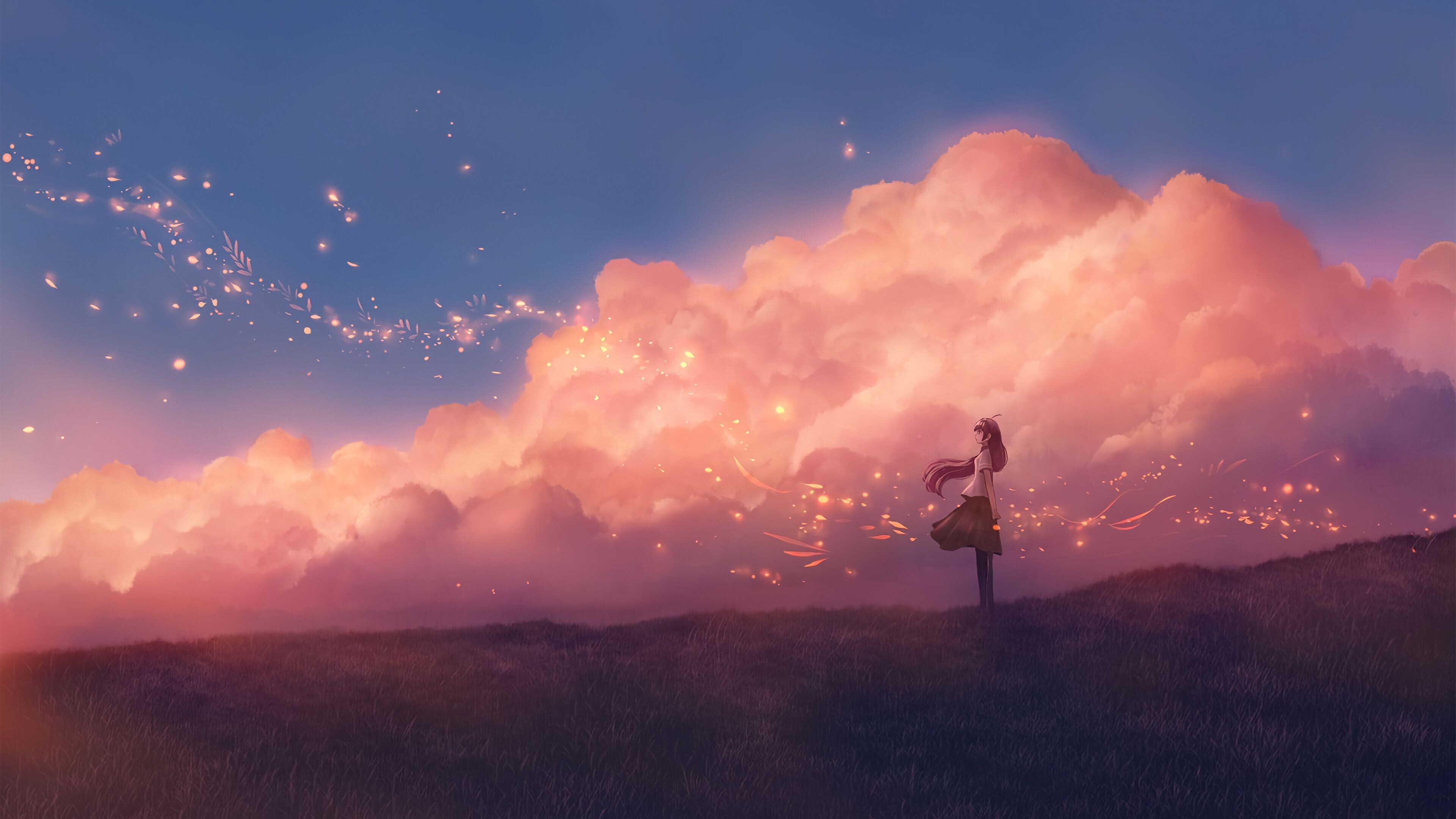 Anime, Girly Wallpaper, 3840x2160 4K Desktop