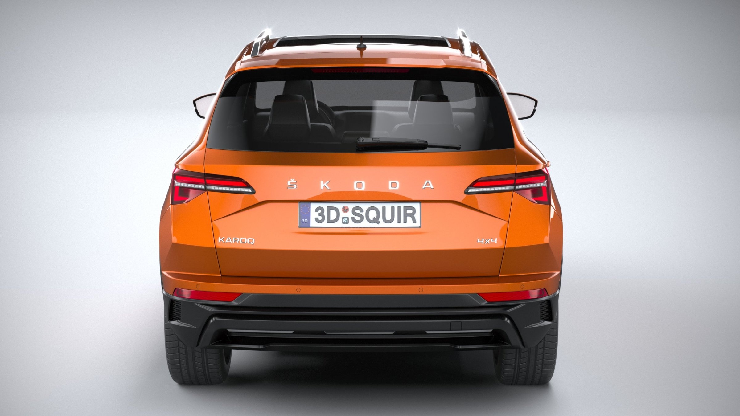 Skoda Karoq, Auto, 2022 3d model, Squir design, 2400x1350 HD Desktop