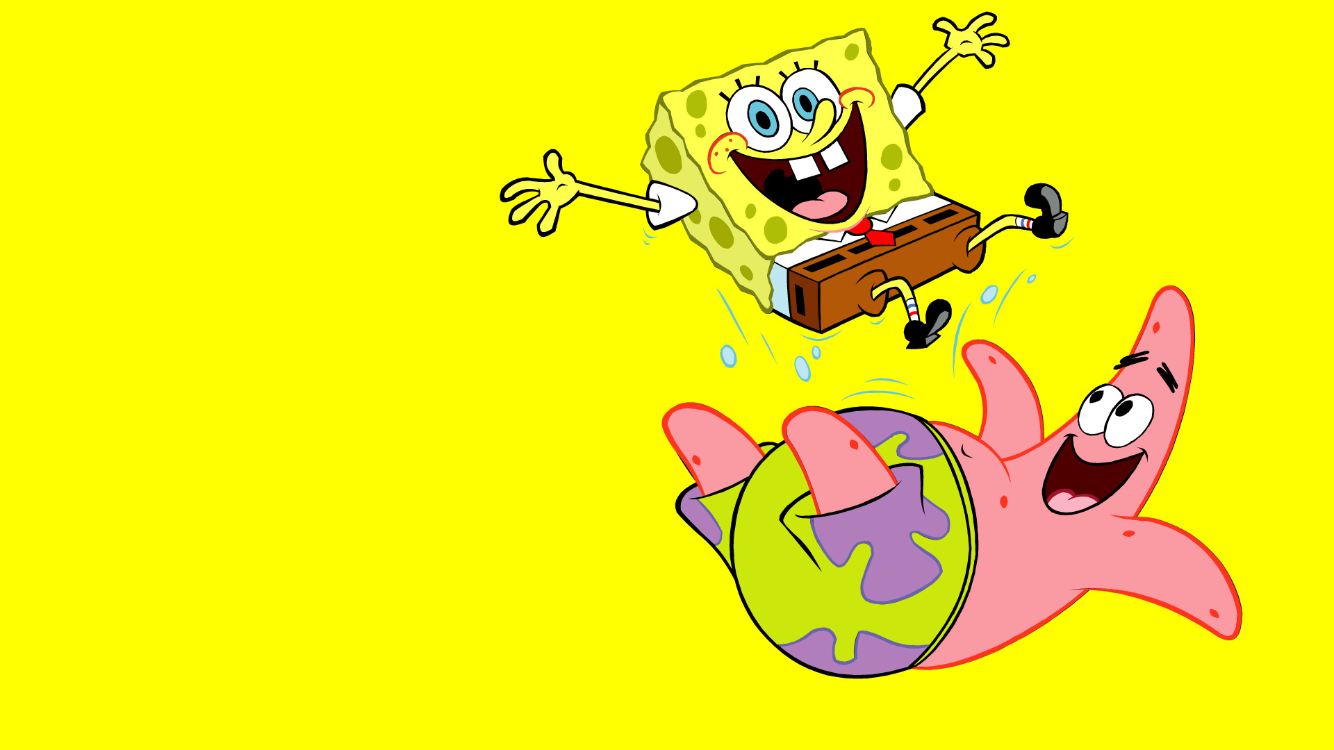 SpongeBob SquarePants, Classic wallpaper, Nostalgic favorite, 1920x1080 Full HD Desktop