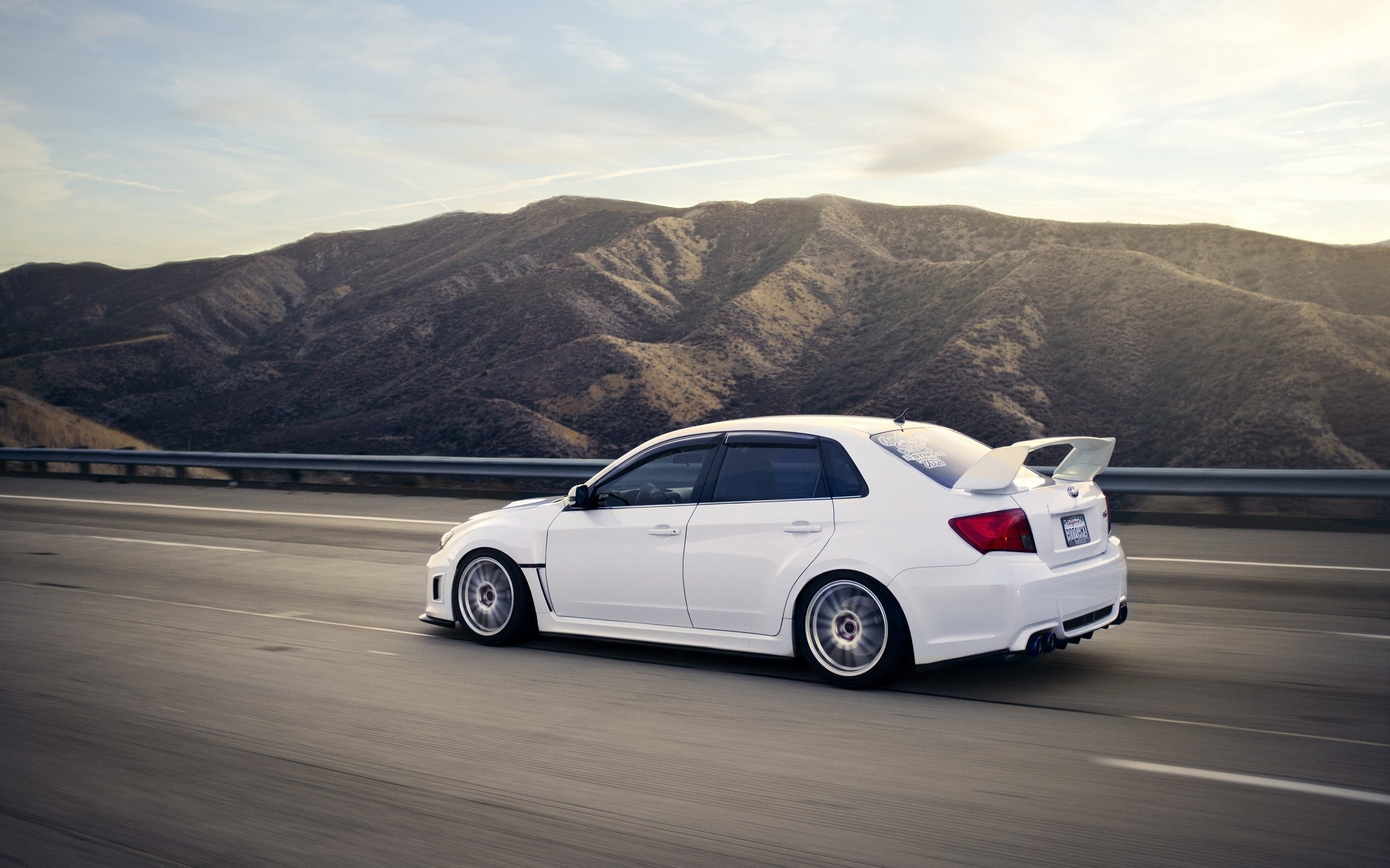 Subaru WRX, White sedan, Subaru Impreza, Subaru WRX, 2560x1600 HD Desktop