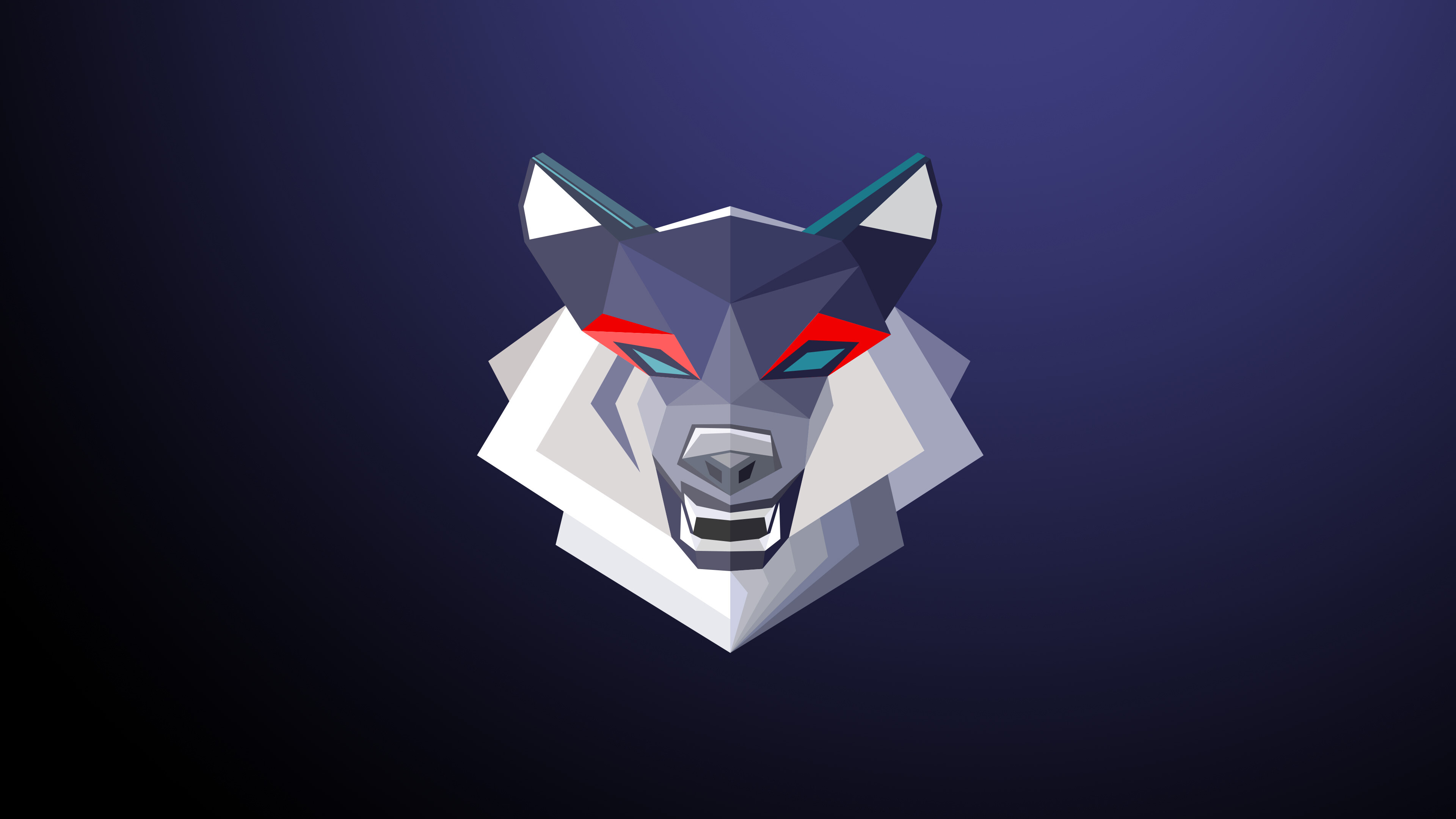 1280x1024 wolf minimalism 4K, Minimalistic art, Bold and striking, Simplistic charm, 3840x2160 4K Desktop