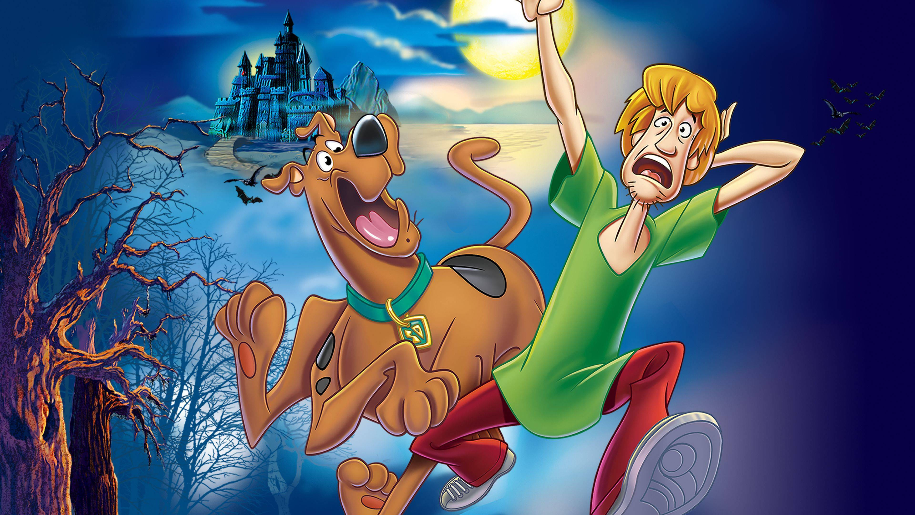 Scooby-Doo, Shaggy Rogers, haunted castle, 4K Desktop wallpaper