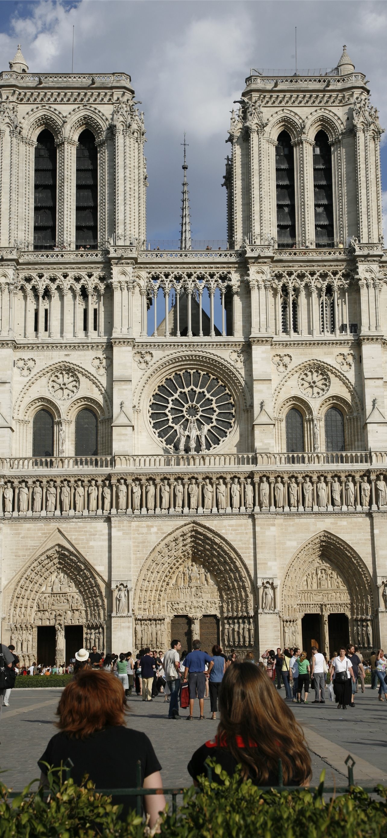 Notre-Dame Cathedral, Travels, iPhone wallpaper, Parisian charm, 1290x2780 HD Phone