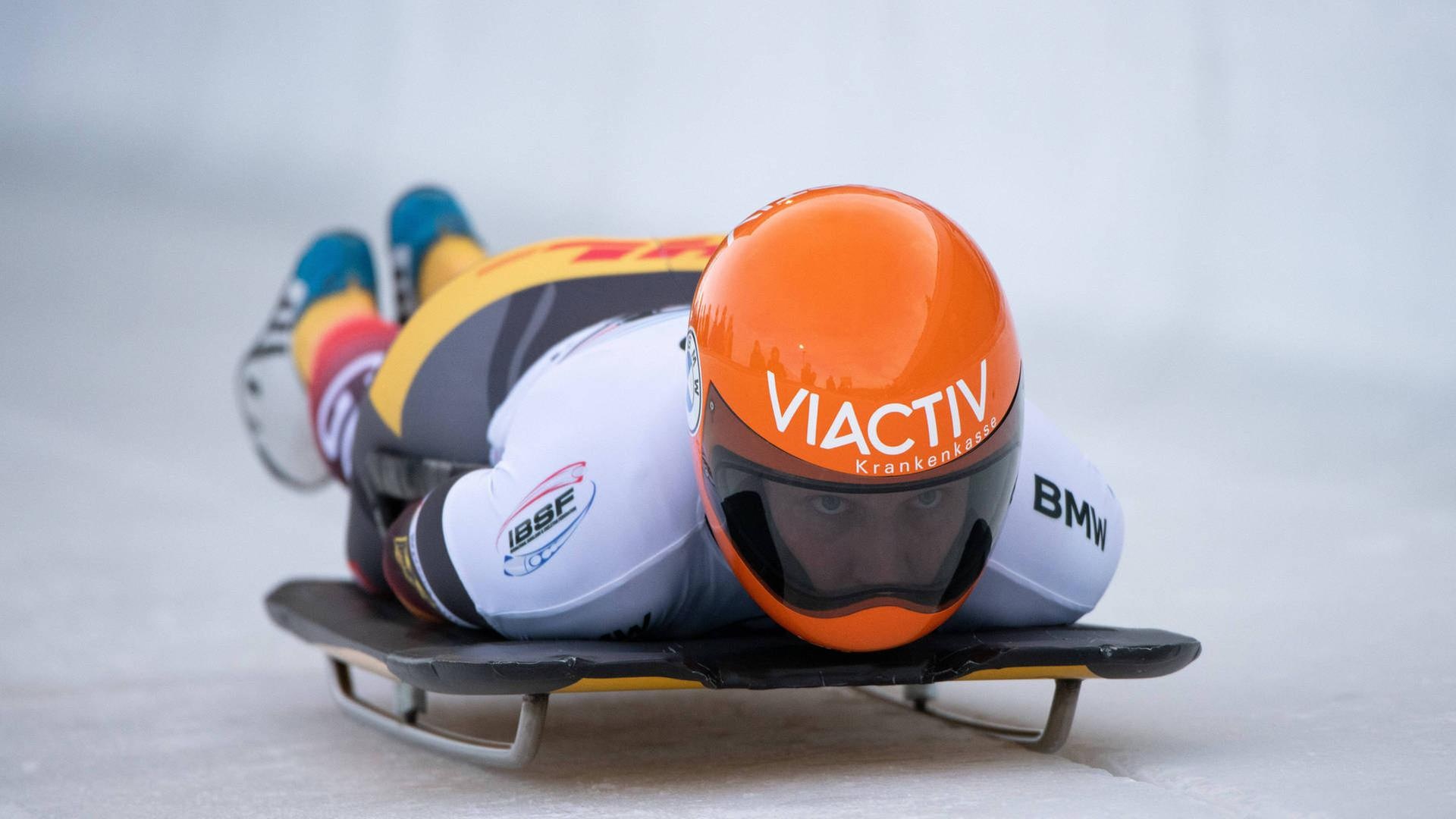 Tina Hermann, Skeleton race, Winterberg, Women's event, 1920x1080 Full HD Desktop