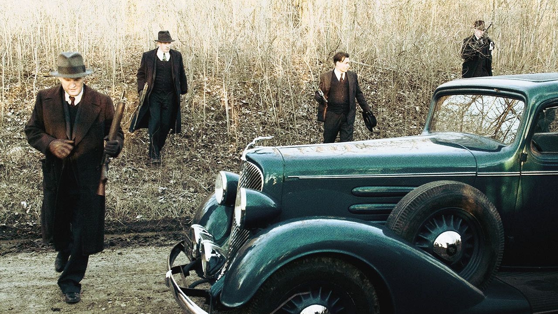 Public Enemies, Johnny Depp, Intense moment, Suspenseful scene, 1920x1080 Full HD Desktop