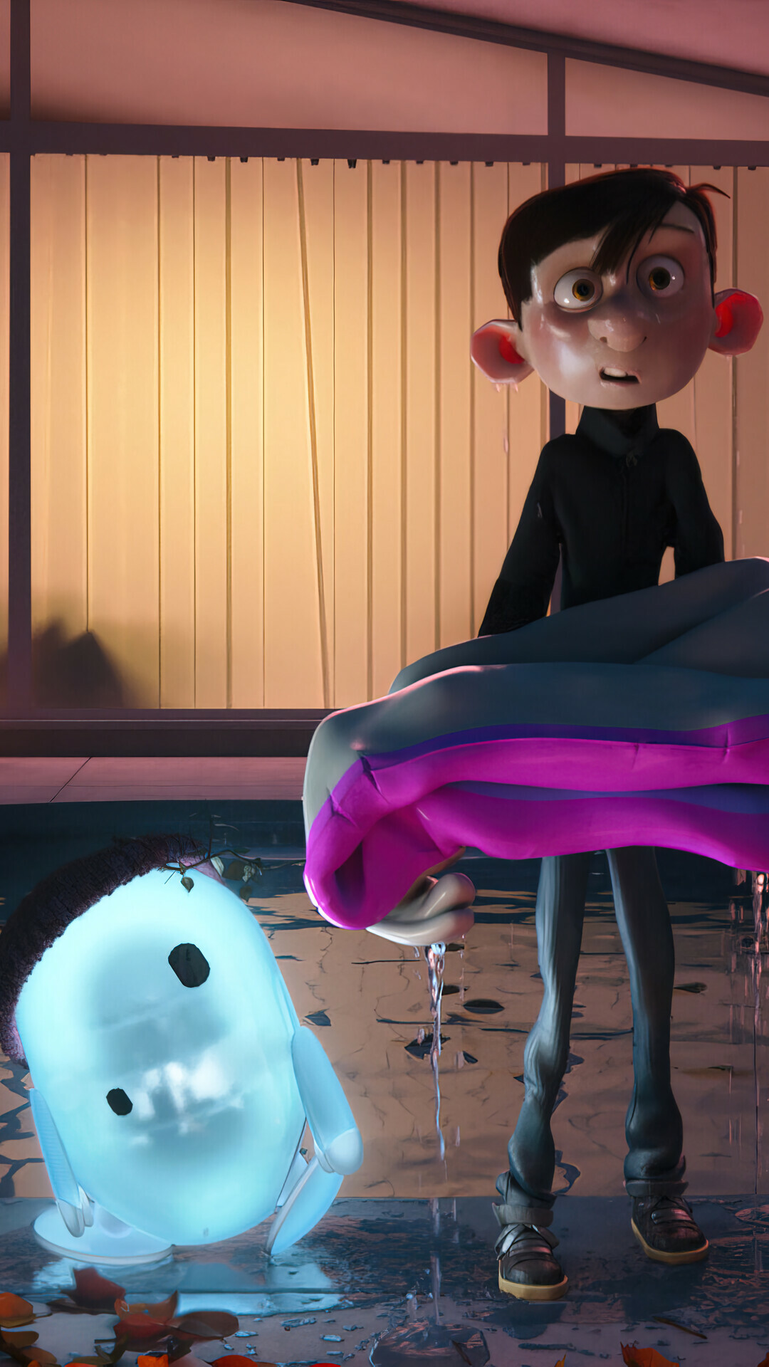 Ron's Gone Wrong, Phone wallpaper, 4K resolution, Captivating visuals, 1080x1920 Full HD Phone