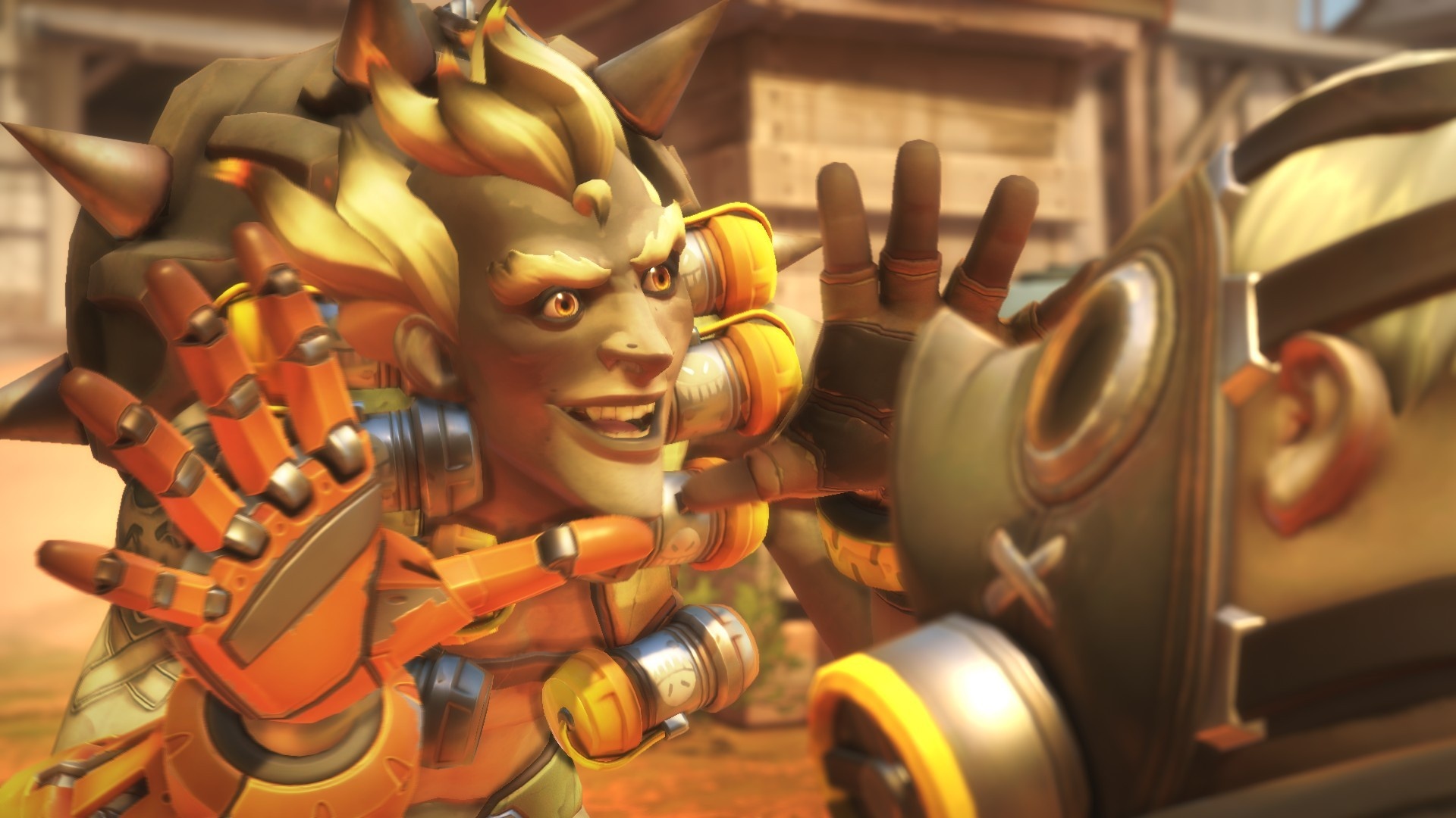 Junkrat, Mobile wallpaper, Vibrant colors, Samantha Thompson, 1920x1080 Full HD Desktop
