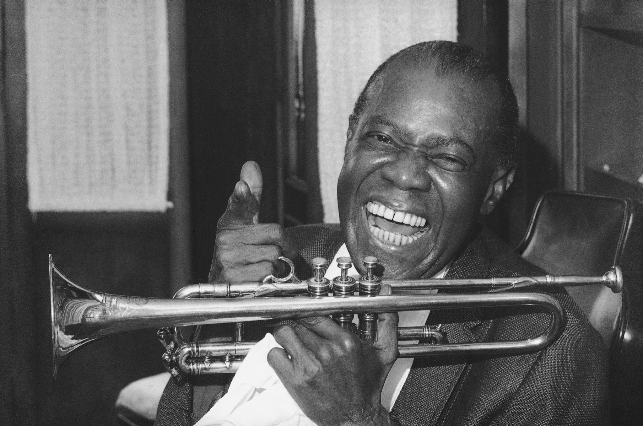 Louis Armstrong, Hurricane Ida, Jewish family home, Music inspiration, 2050x1360 HD Desktop