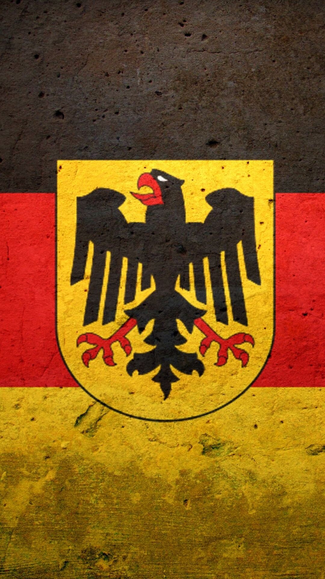 Germany flag, National symbol, Patriotic colors, German pride, 1080x1920 Full HD Phone