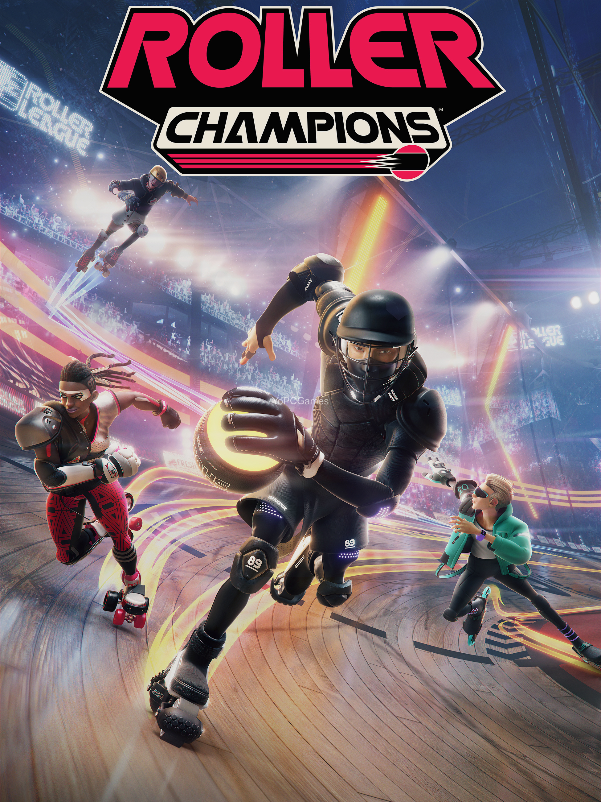 Roller Champions, Full version PC game, Thrilling gaming experience, Download now, 1950x2600 HD Phone