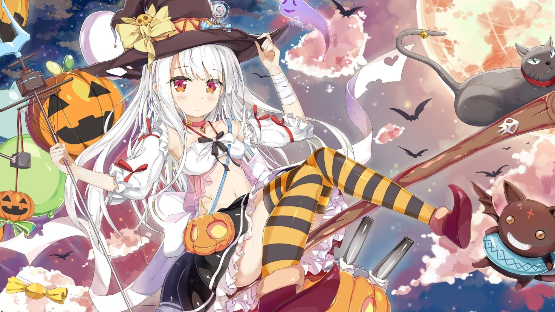 Erebus, Halloween Anime Wallpaper, 1920x1080 Full HD Desktop