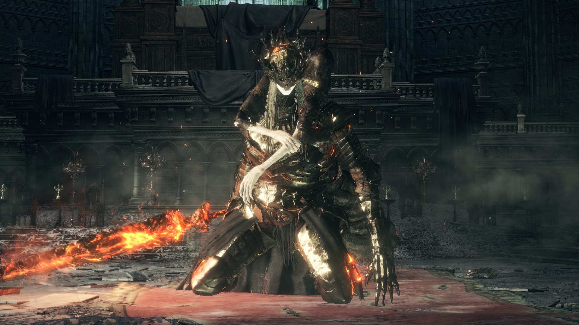 Lorian, Elder Prince, Prince Lothric, Lorian's Greatsword, Full HD Desktop wallpaper