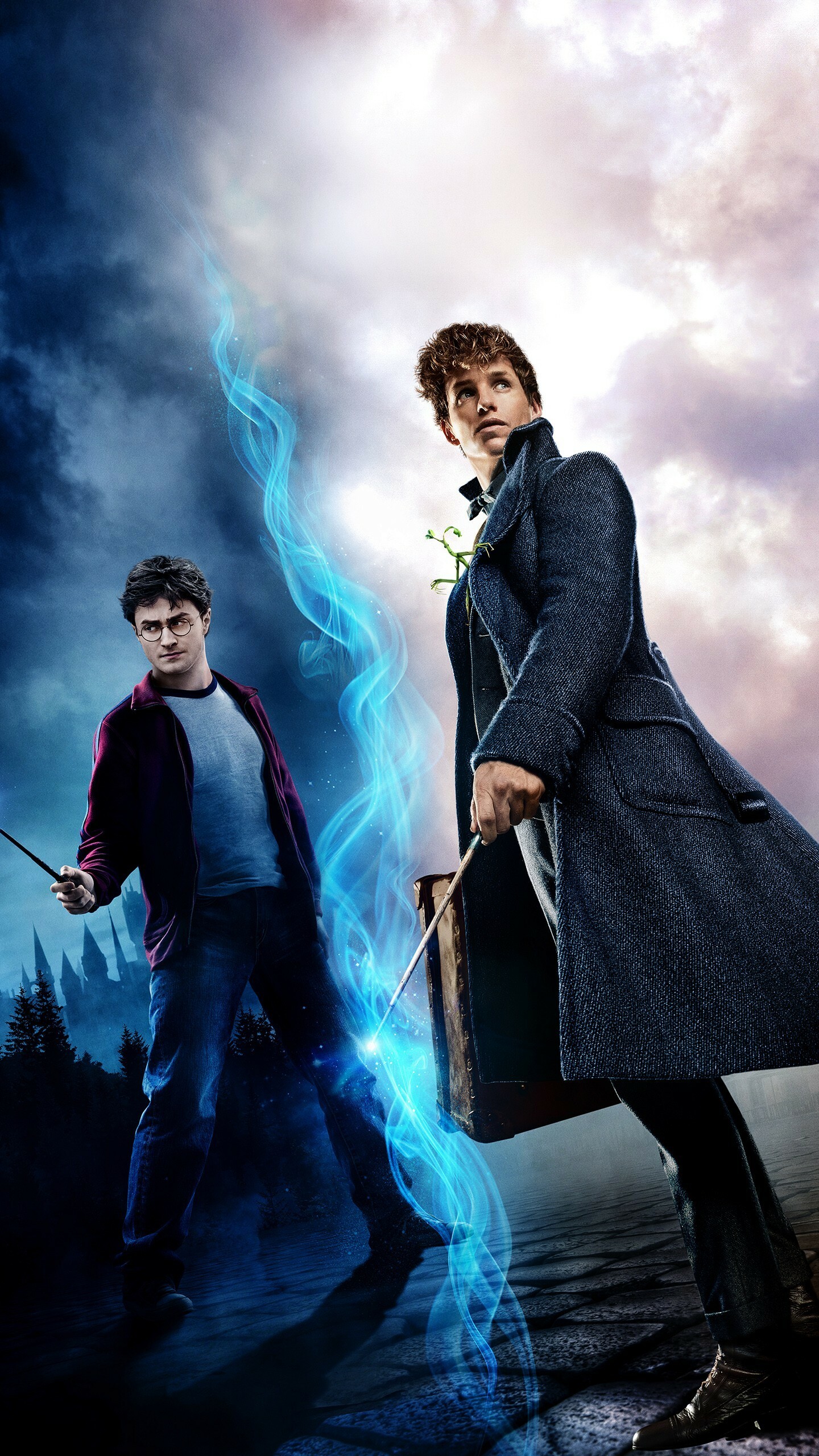 Harry Potter, Enchanting world, Extraordinary journey, Spellbinding, 1440x2560 HD Phone