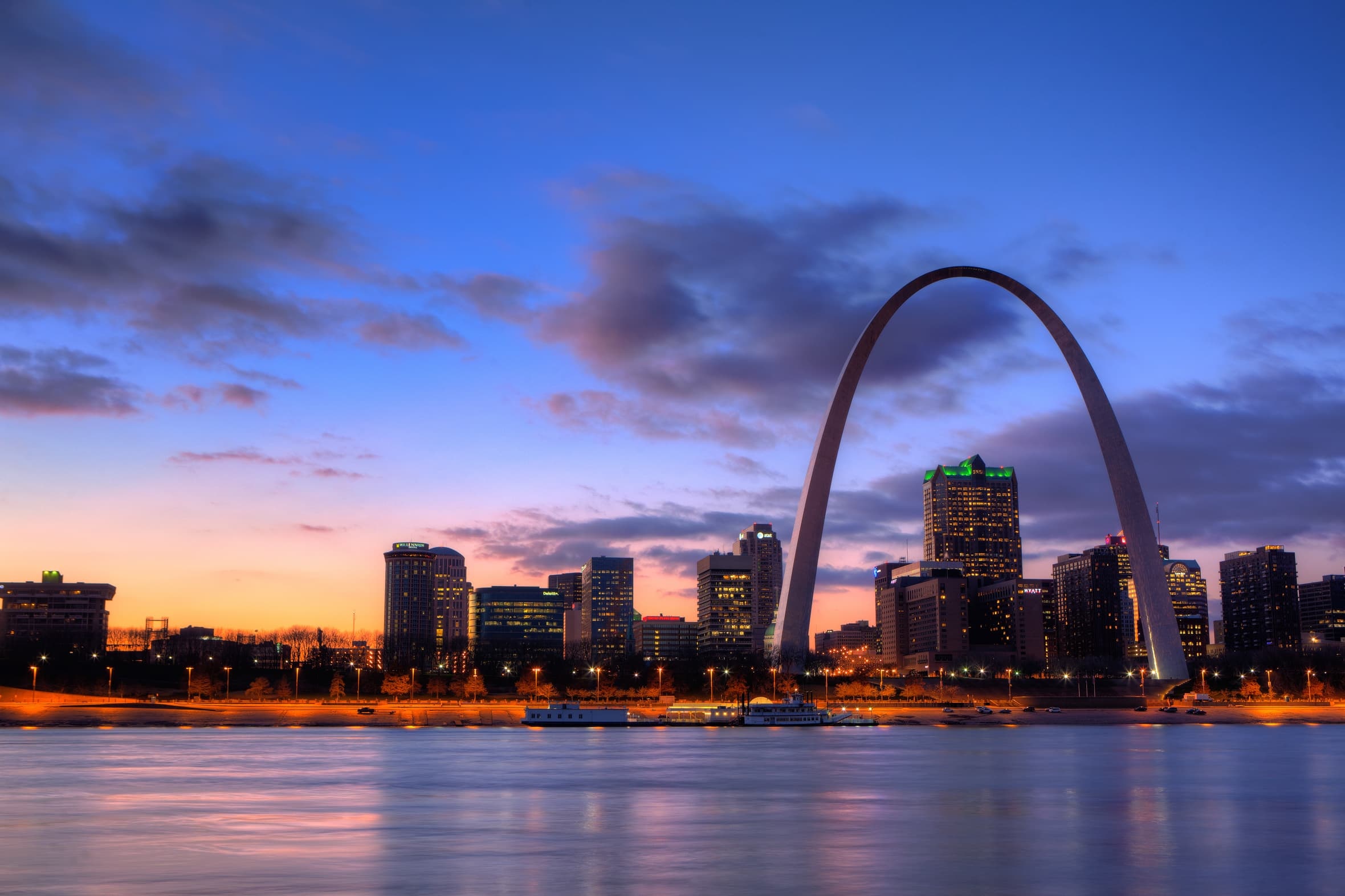 Gateway Arch view, St. Louis Missouri, Architectural marvel, AECOM design, 2360x1580 HD Desktop