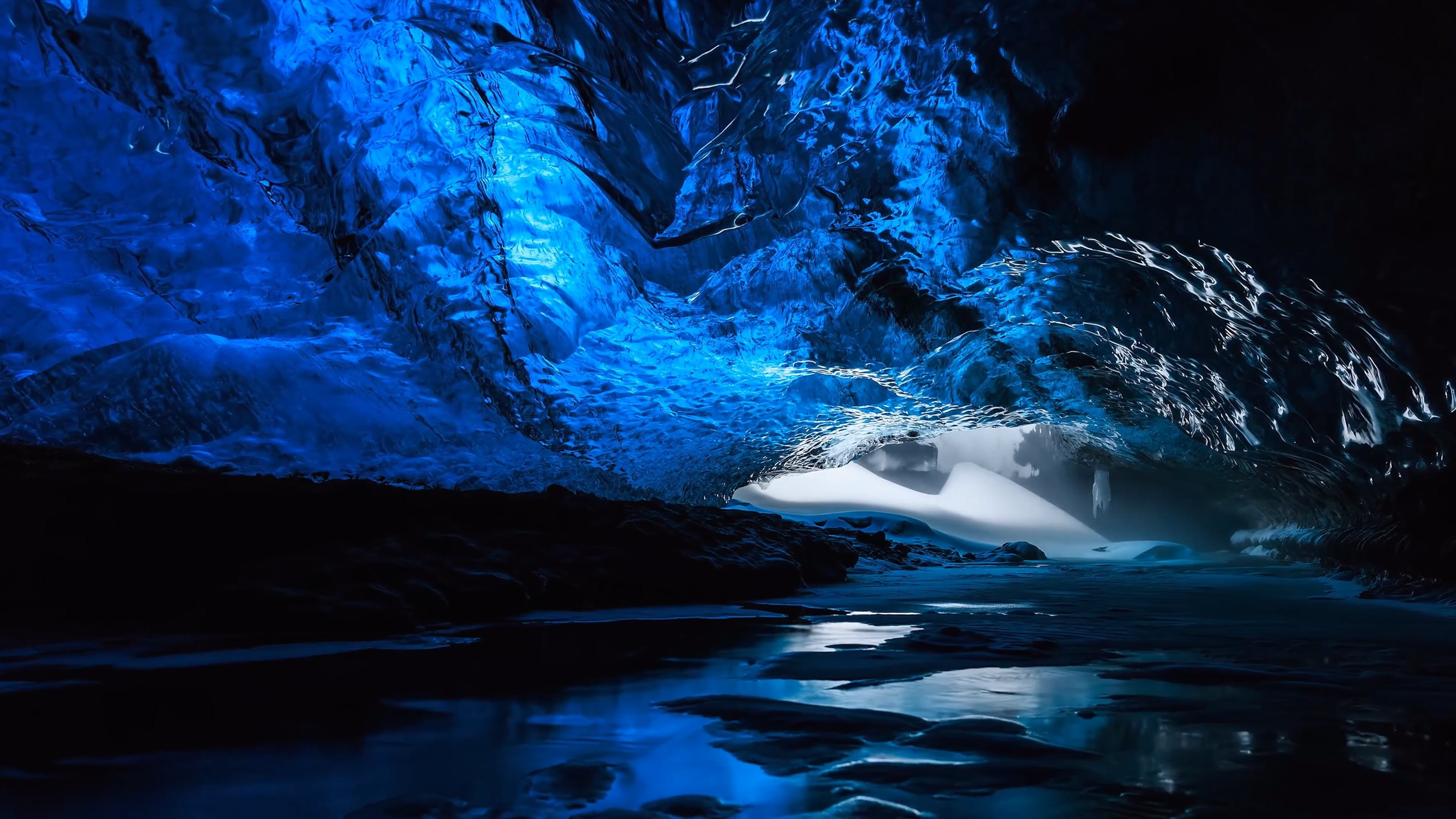 Skaftafell National Park, Ice Cave Wallpaper, 3840x2160 4K Desktop