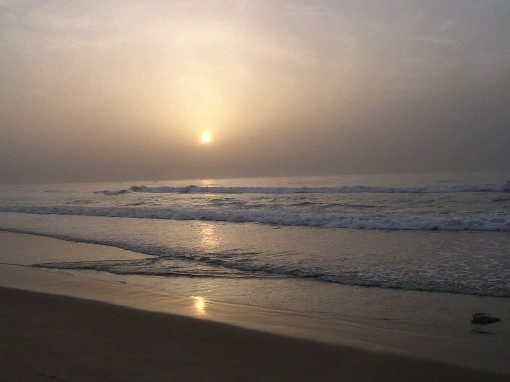 Sunrise at marina beach. Here the tsu 1030x770