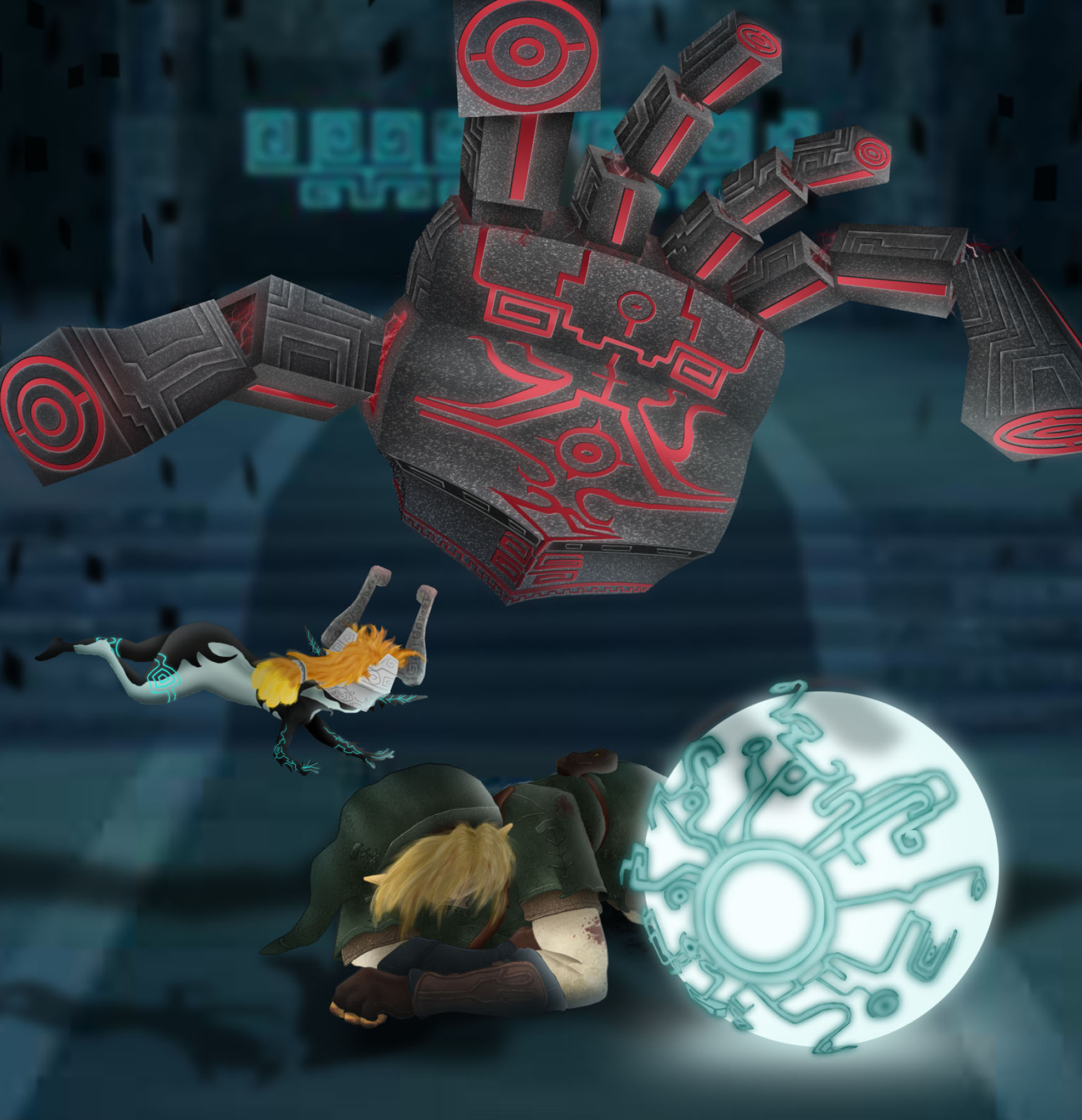 Zant's hand sphere masters, Gaming, Twilight Princess, Game art, 2140x2210 HD Phone