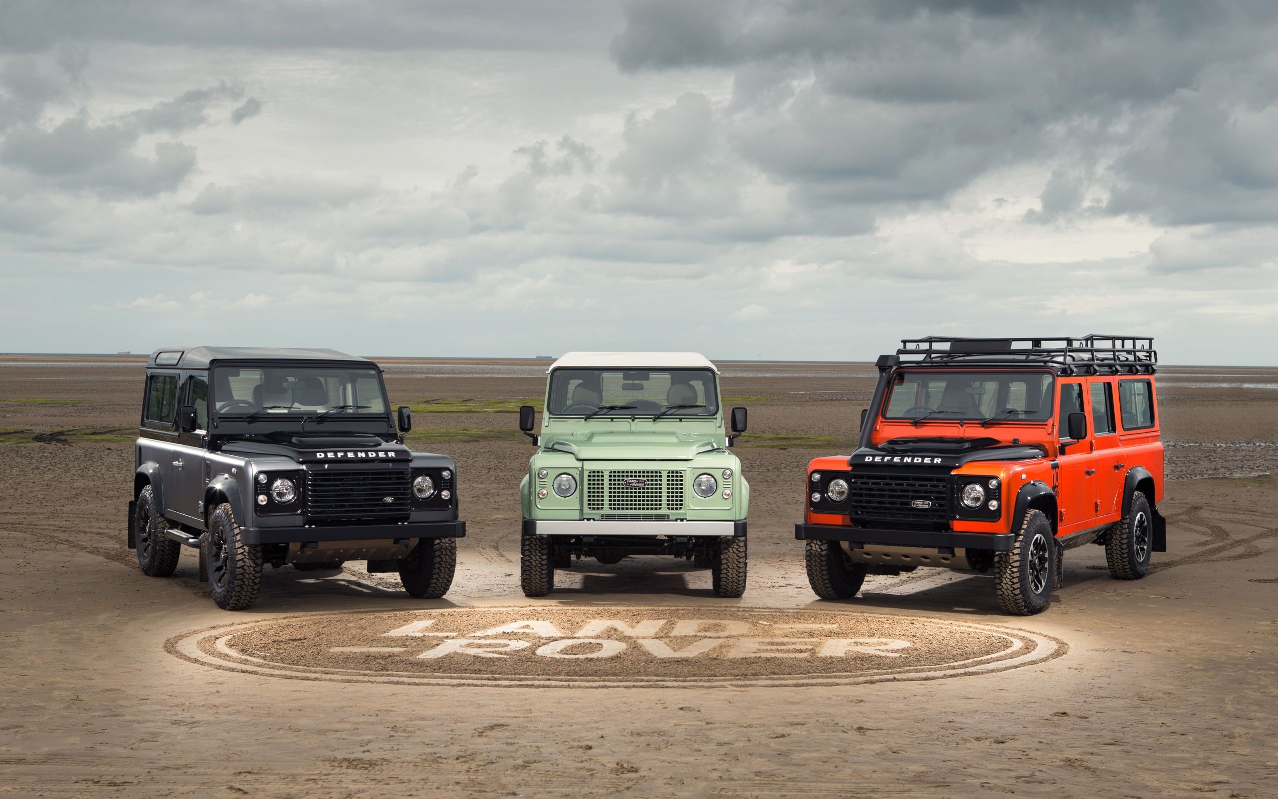 Land Rover Defender, Ruggedly handsome, Adventure vehicle, Off-roading, 2560x1600 HD Desktop