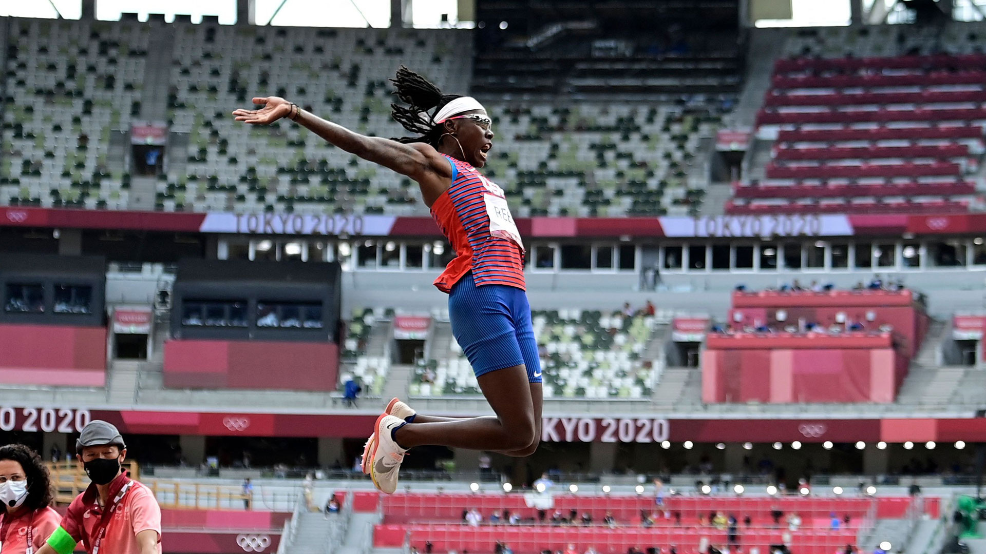 Brittney Reese, Third Olympic long jump medal, 1920x1080 Full HD Desktop