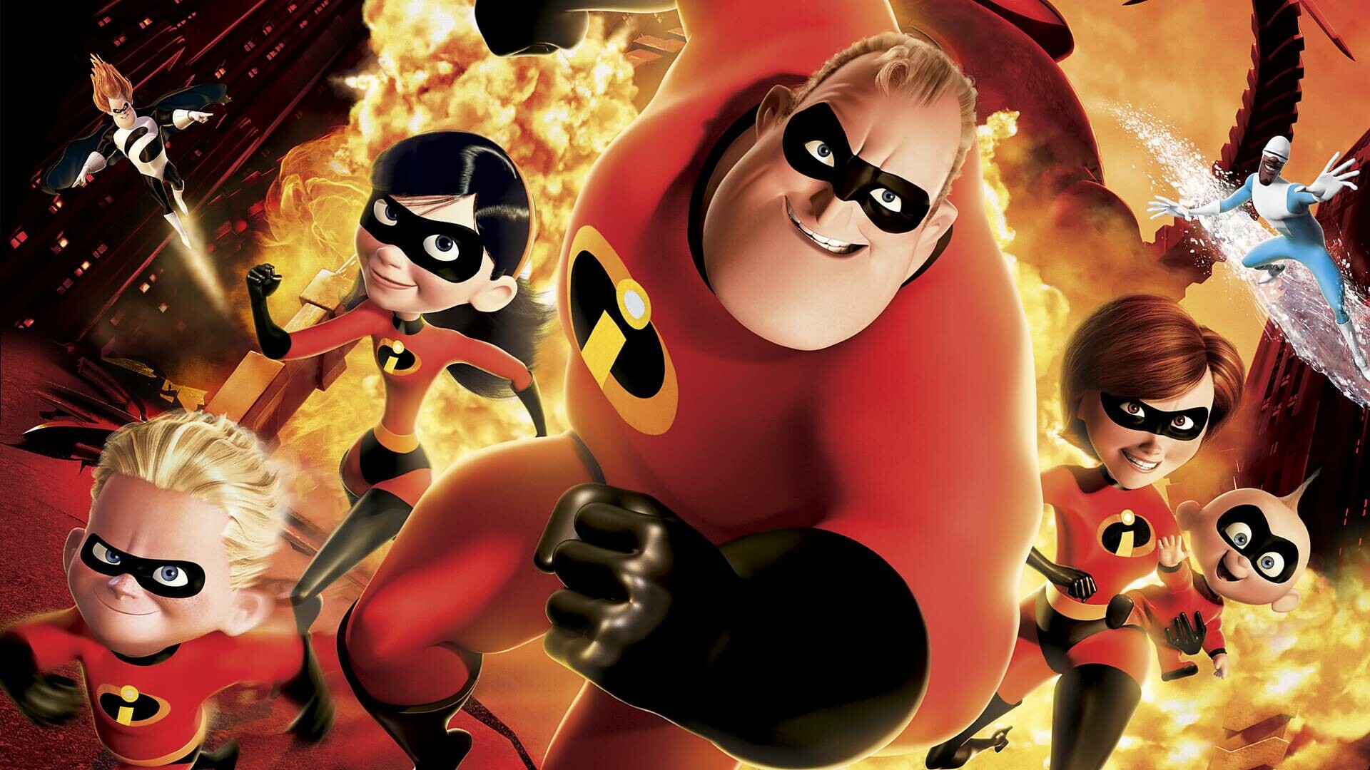 The Incredibles, Animated wallpapers, Superhero family, Action-packed adventure, 1920x1080 Full HD Desktop