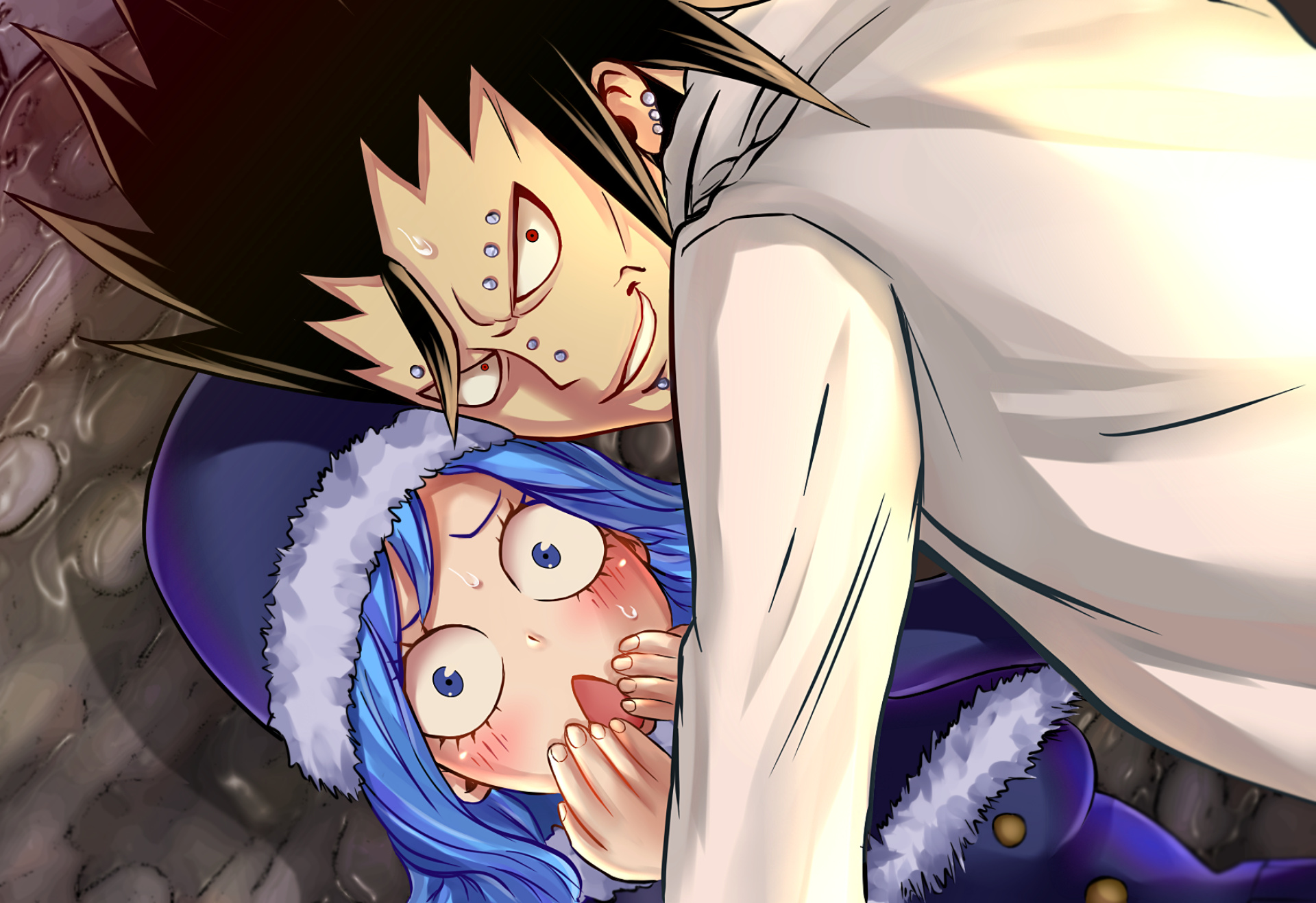 Gajeel Redfox, Juvia Lockser, Unbreakable bond, Fairy Tail, 1920x1320 HD Desktop