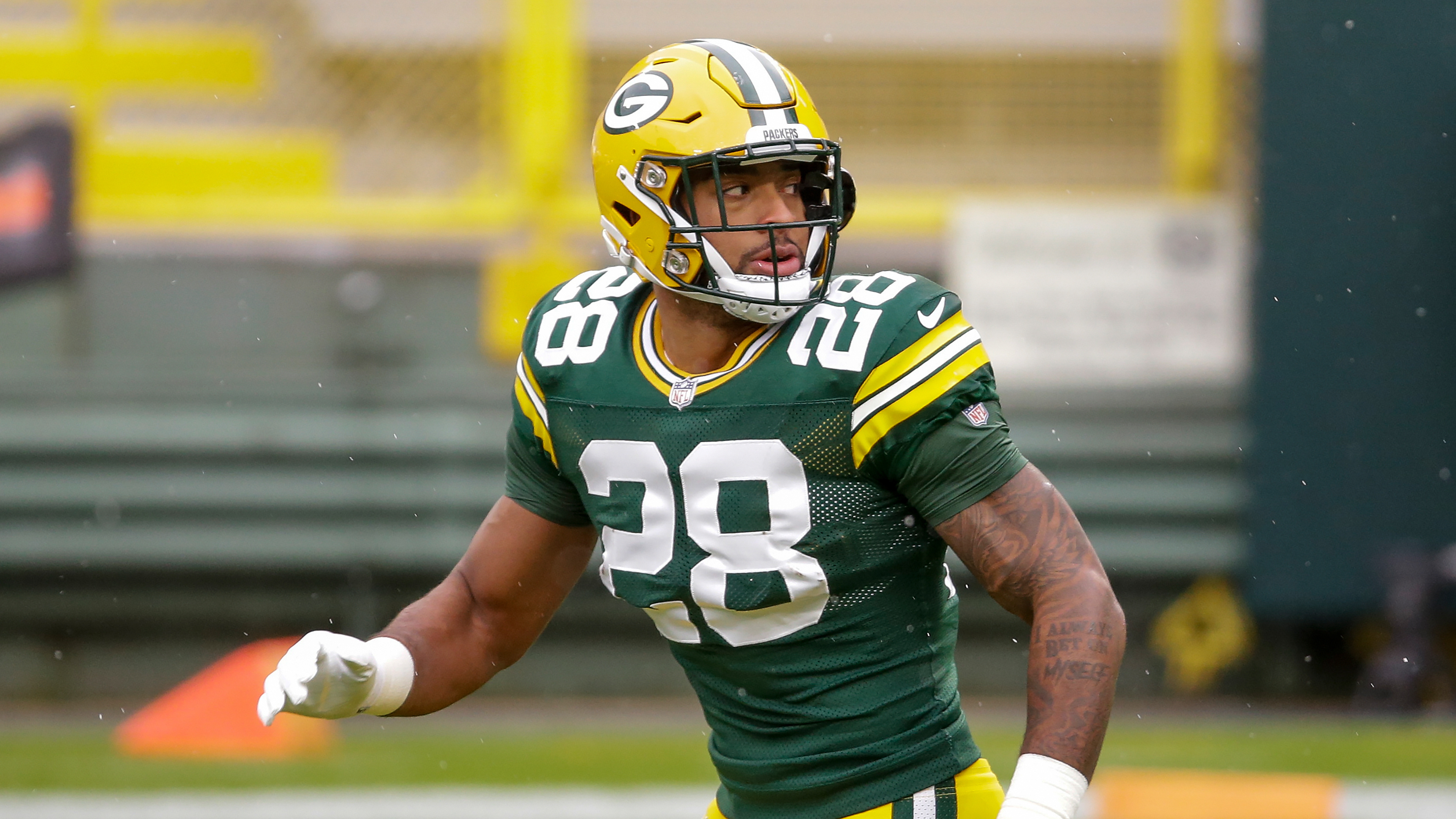 Green Bay Packers, AJ Dillon, Door County, Running back, 3840x2160 4K Desktop