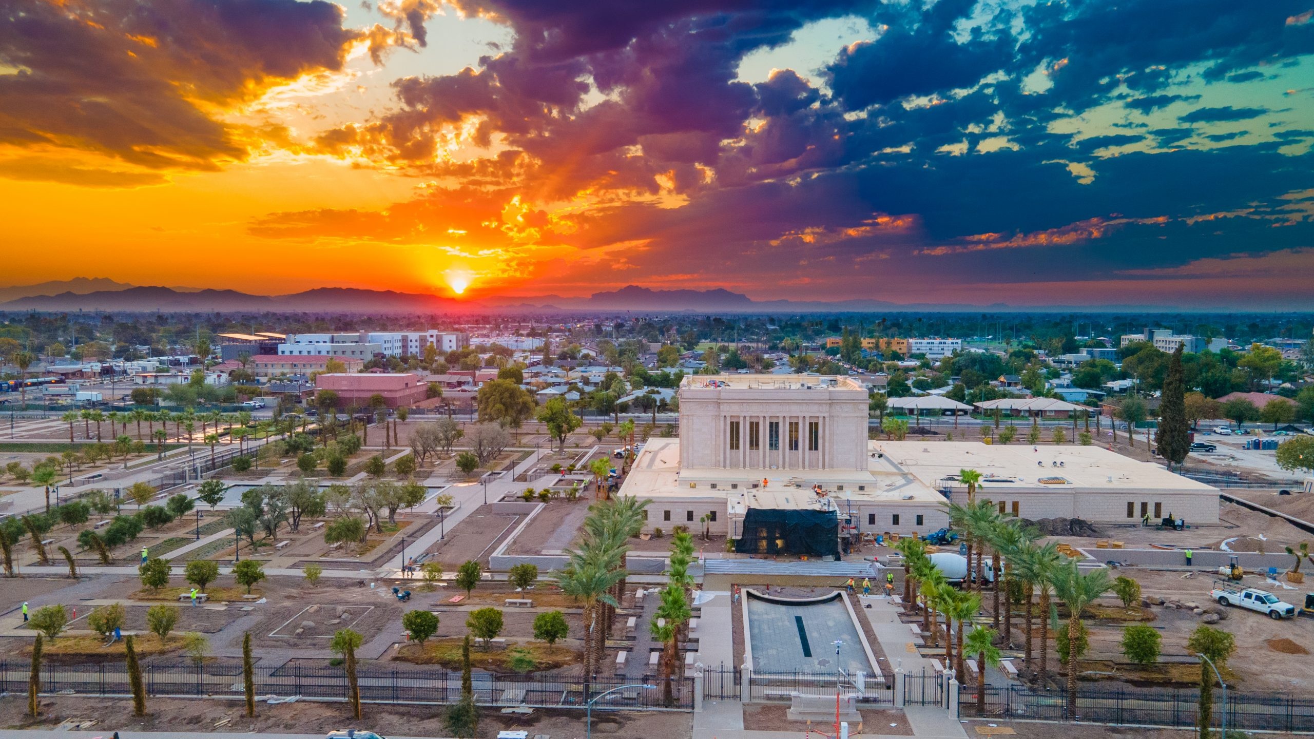 Mesa, Arizona, Temple, Renovation, 2560x1440 HD Desktop