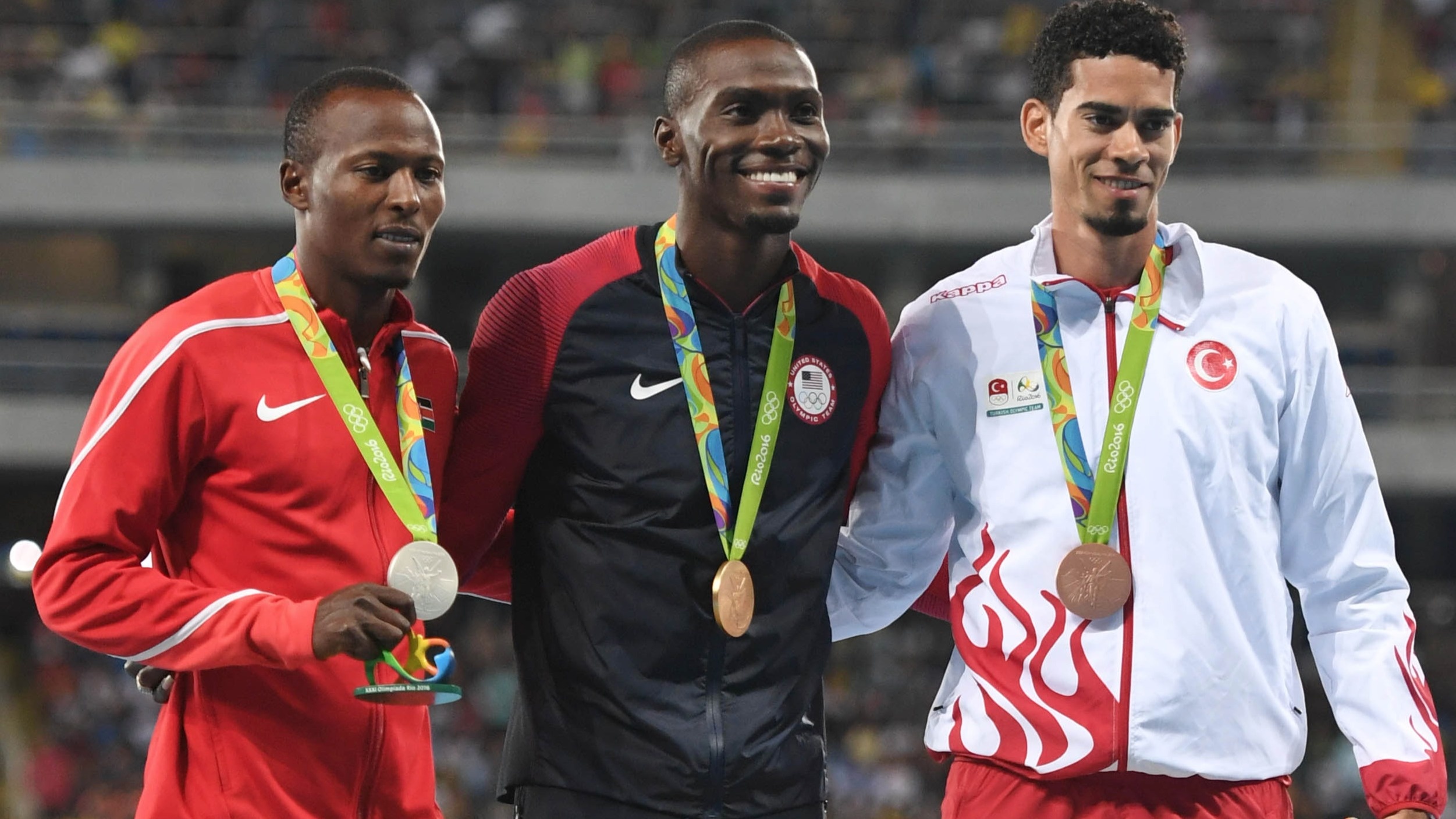 Kerron Clement, Omar McLeod, Hurdling History, Worlds 2017, 2510x1410 HD Desktop