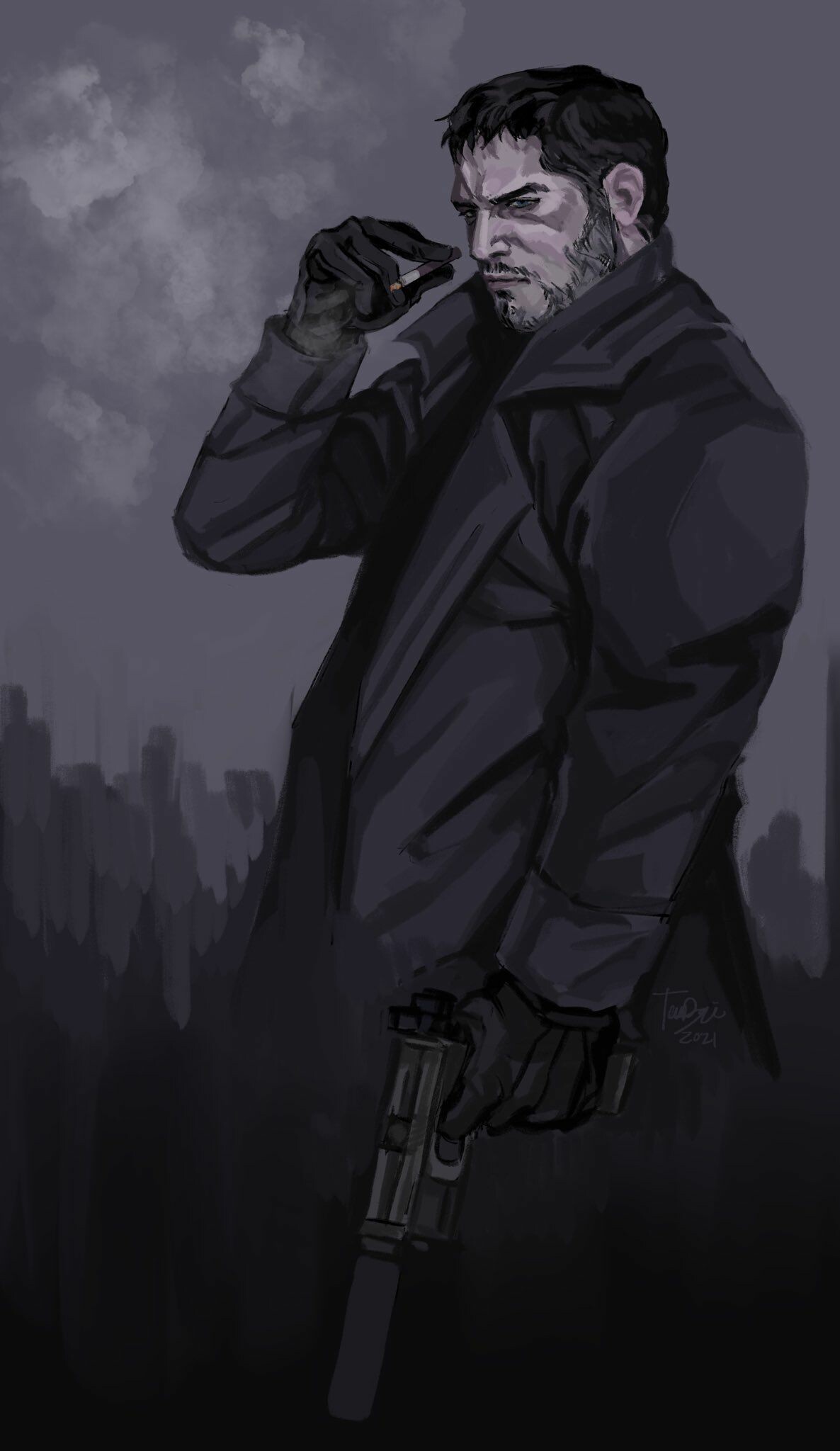 Resident Evil game, Leon, HD wallpaper, Horror survival, 1190x2050 HD Phone
