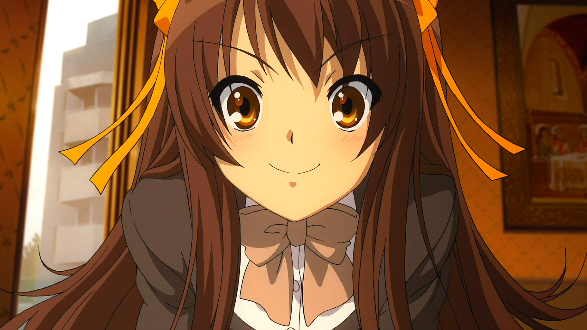 Haruhi Suzumiya, Young woman, 1920x1080 Full HD Desktop