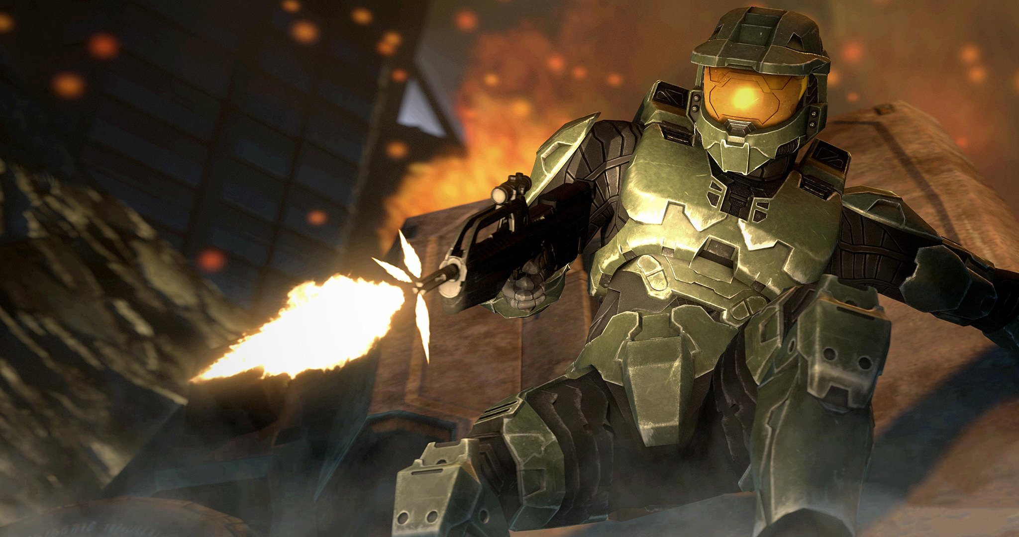 Halo 2 recreated, Source Filmmaker artistry, Stunning visuals, Fan tribute, 2050x1080 HD Desktop