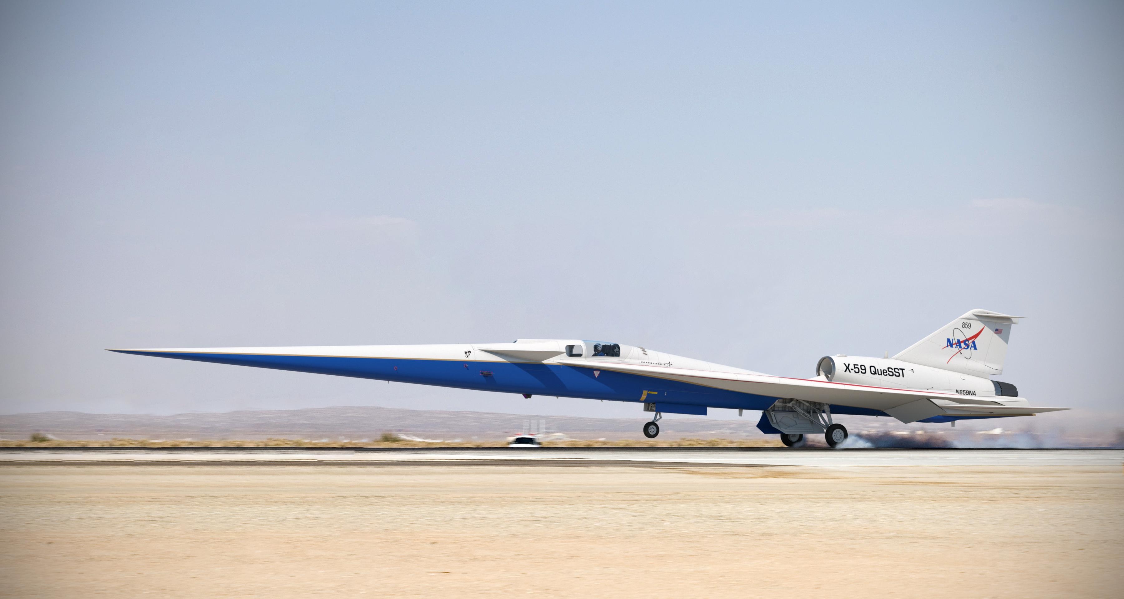 Lockheed X-59 QueSST, Advanced Wings, 3600x1920 HD Desktop