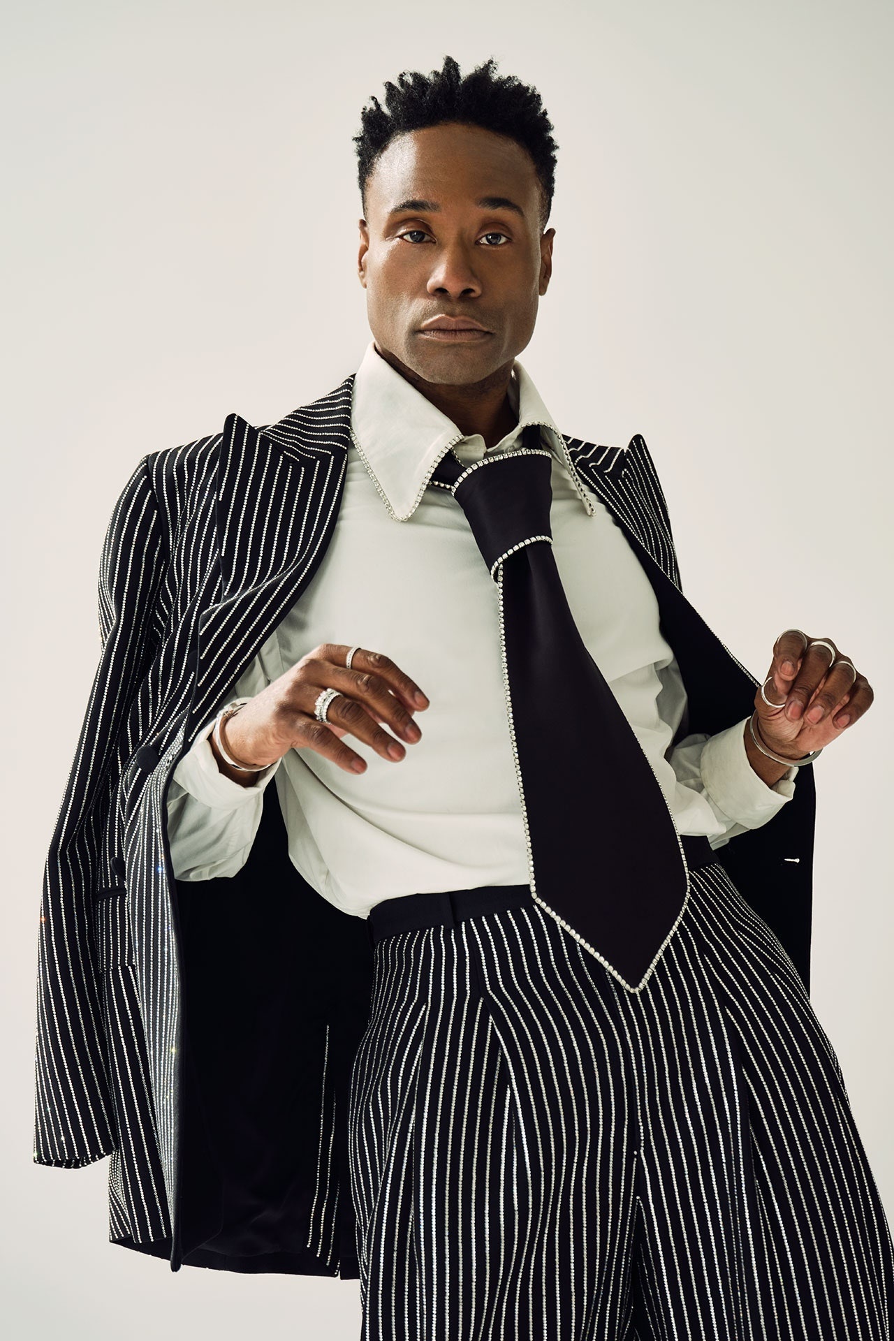Billy Porter, Daring fashion choices, Gender-fluid icon, Trailblazing performer, 1280x1920 HD Phone
