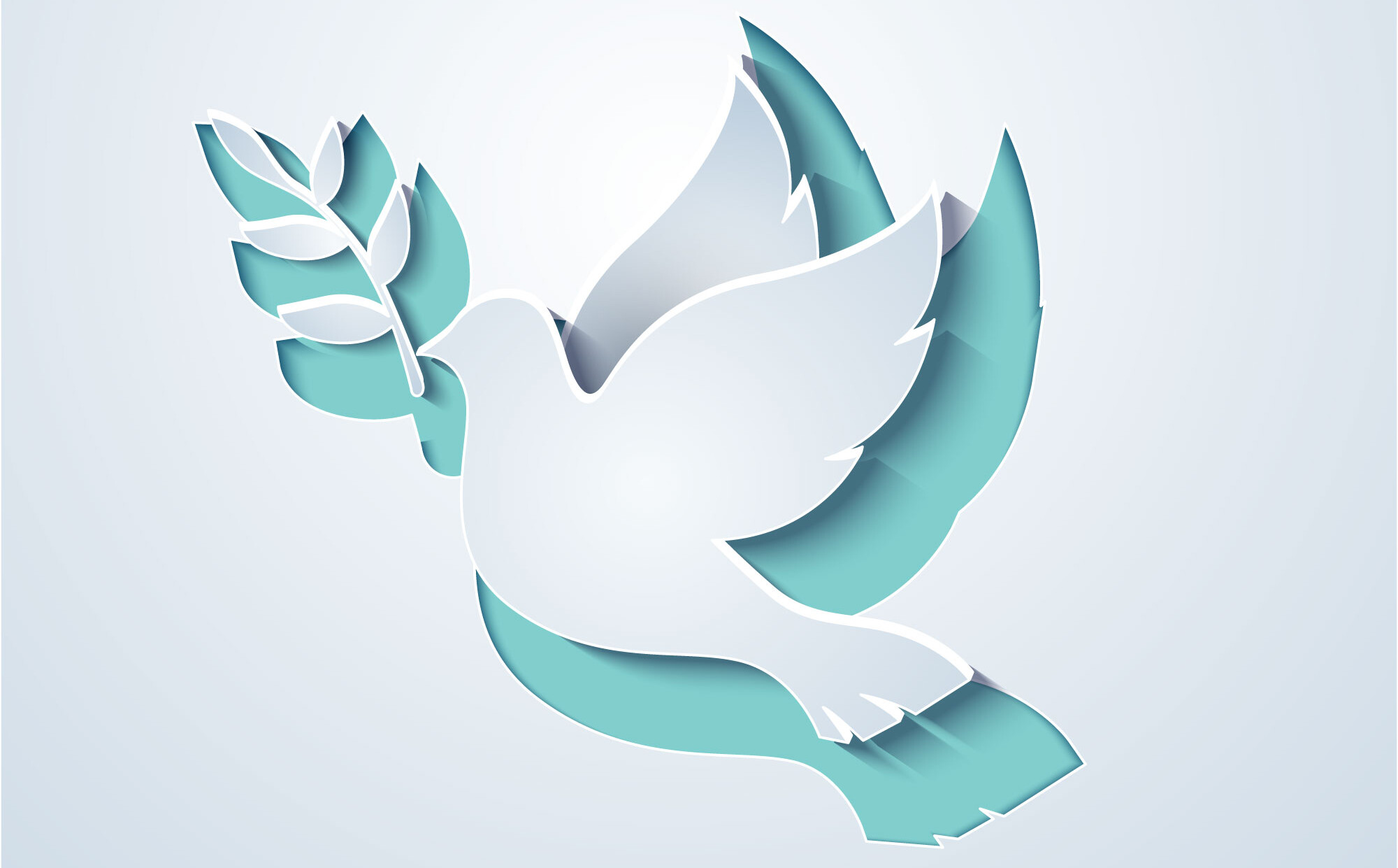 Dove and olive branch, Peace Day Wallpaper, 2000x1250 HD Desktop