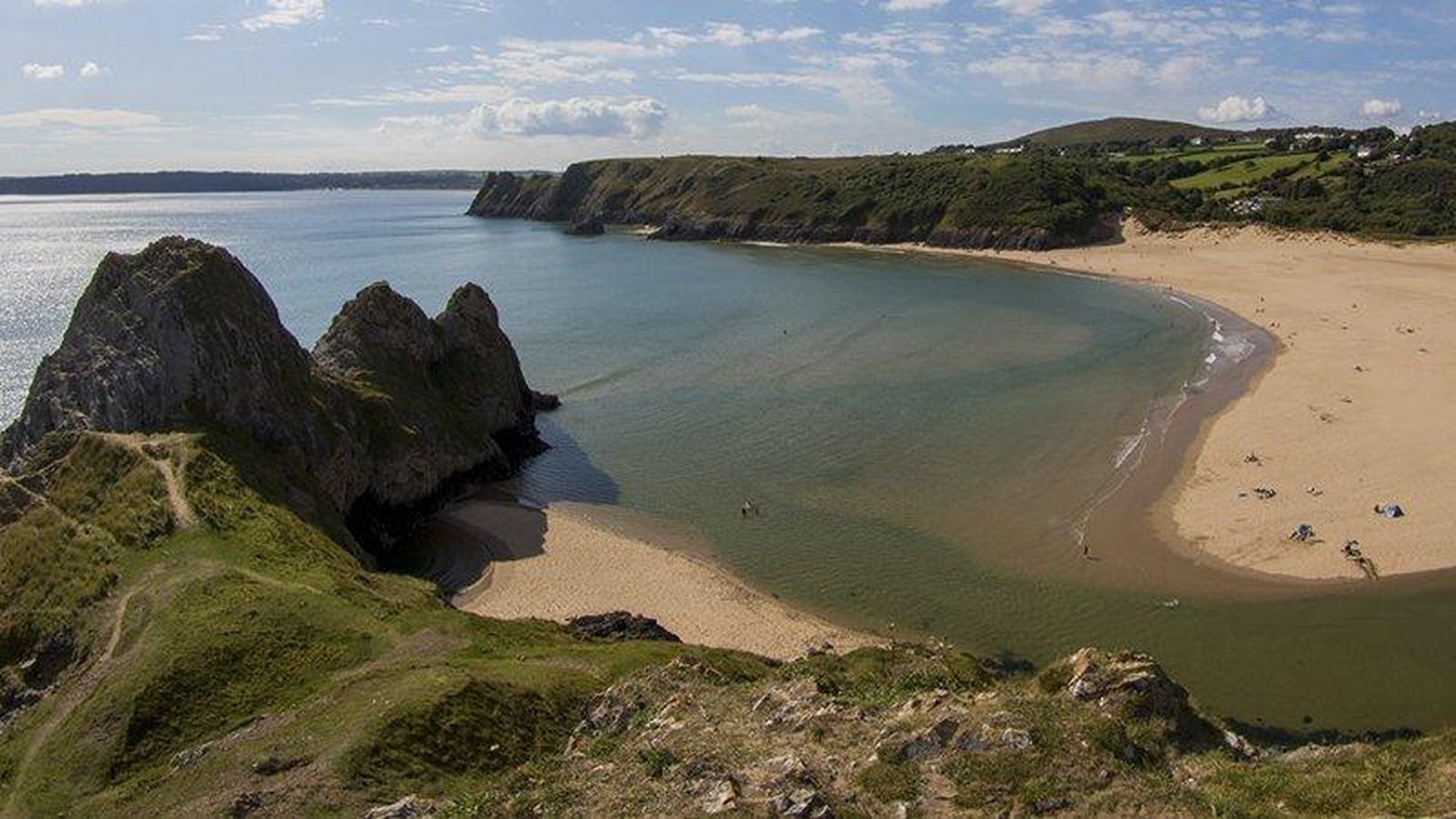 Gower Peninsula, City escape, Brecon Beacons, 2120x1200 HD Desktop