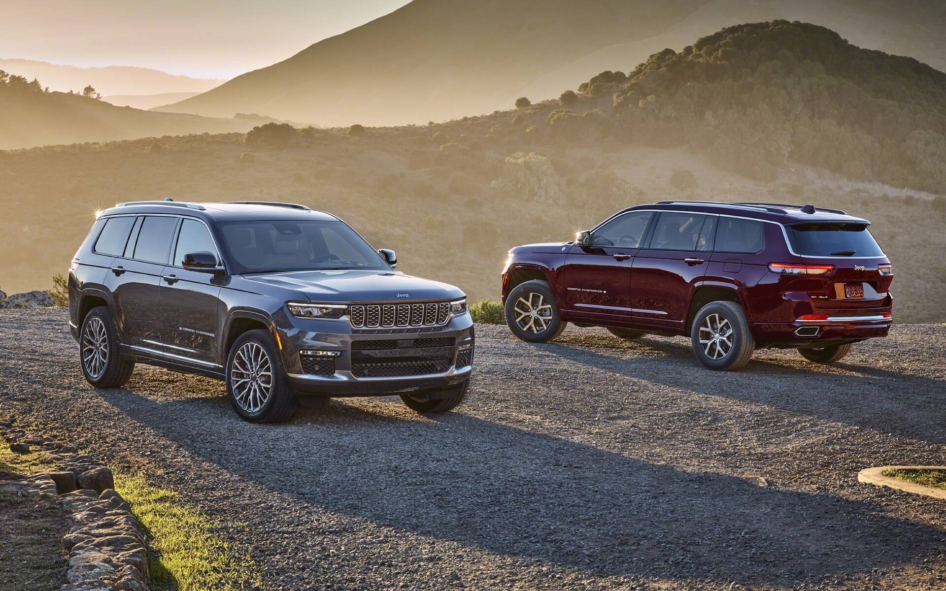 Jeep Cherokee, Grand Cherokee L, Innovative screens, Enhanced appearance, 1920x1200 HD Desktop