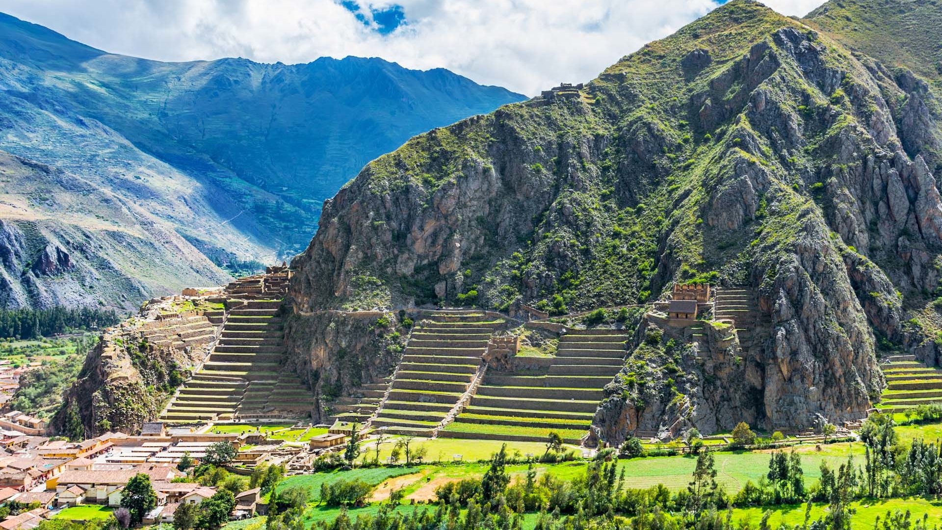 Ollantaytambo, Peru, Travel agency, Faber Kastellaun, 1920x1080 Full HD Desktop