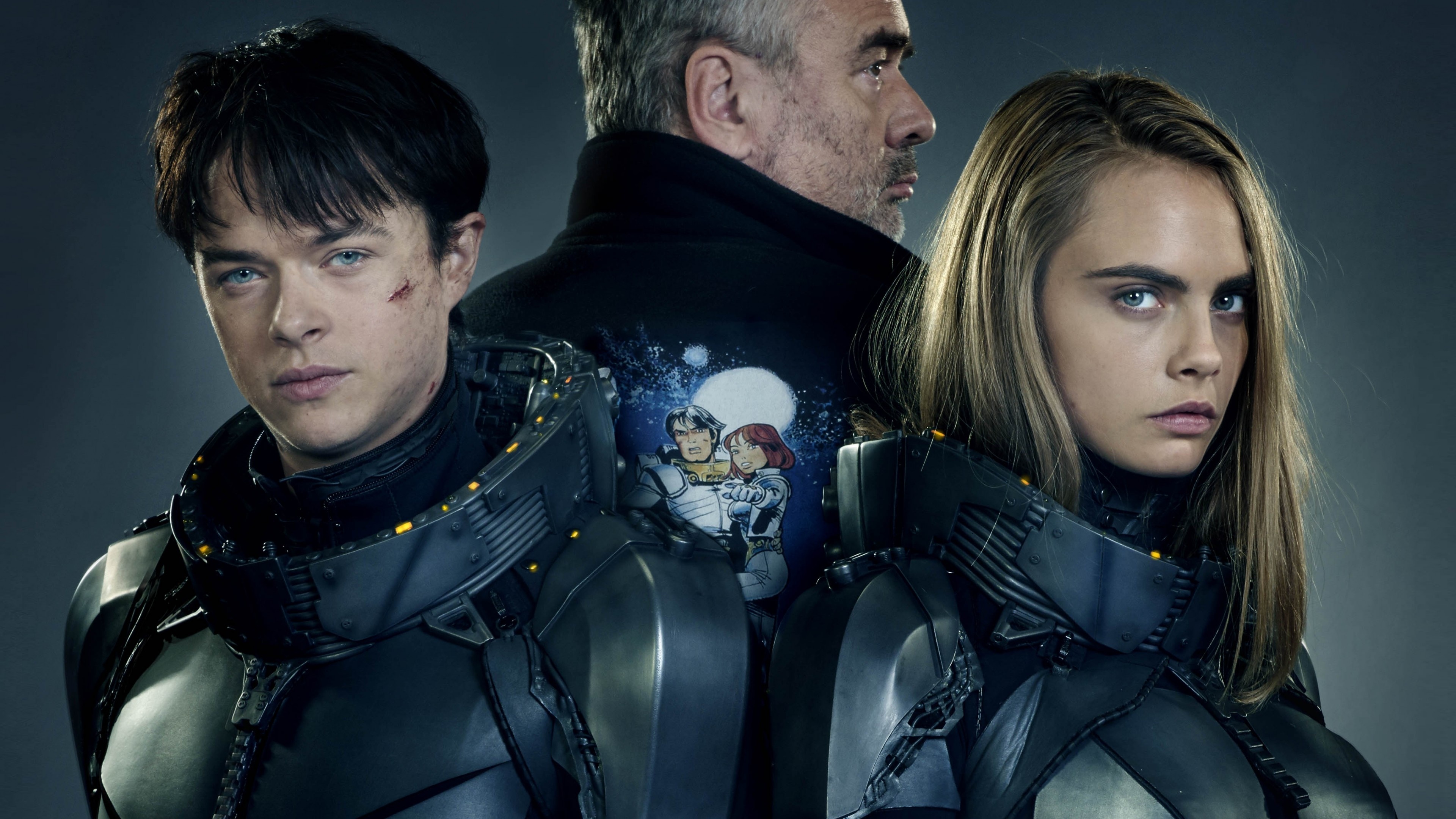 Dane DeHaan movies, Valerian cityscape, Cara Delevingne, 3840x2160 4K Desktop