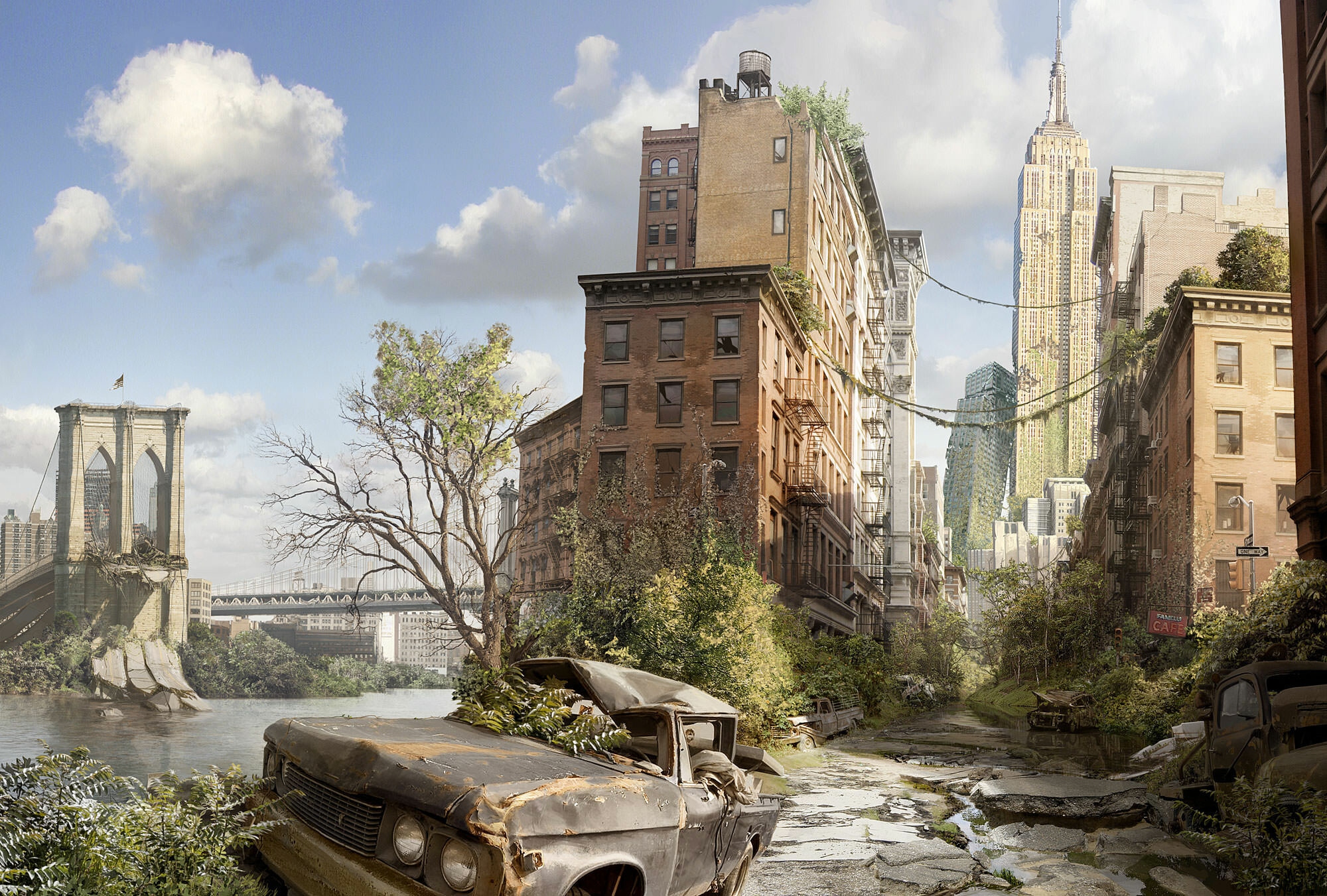 New York, Post-apocalypse Wallpaper, 2000x1360 HD Desktop