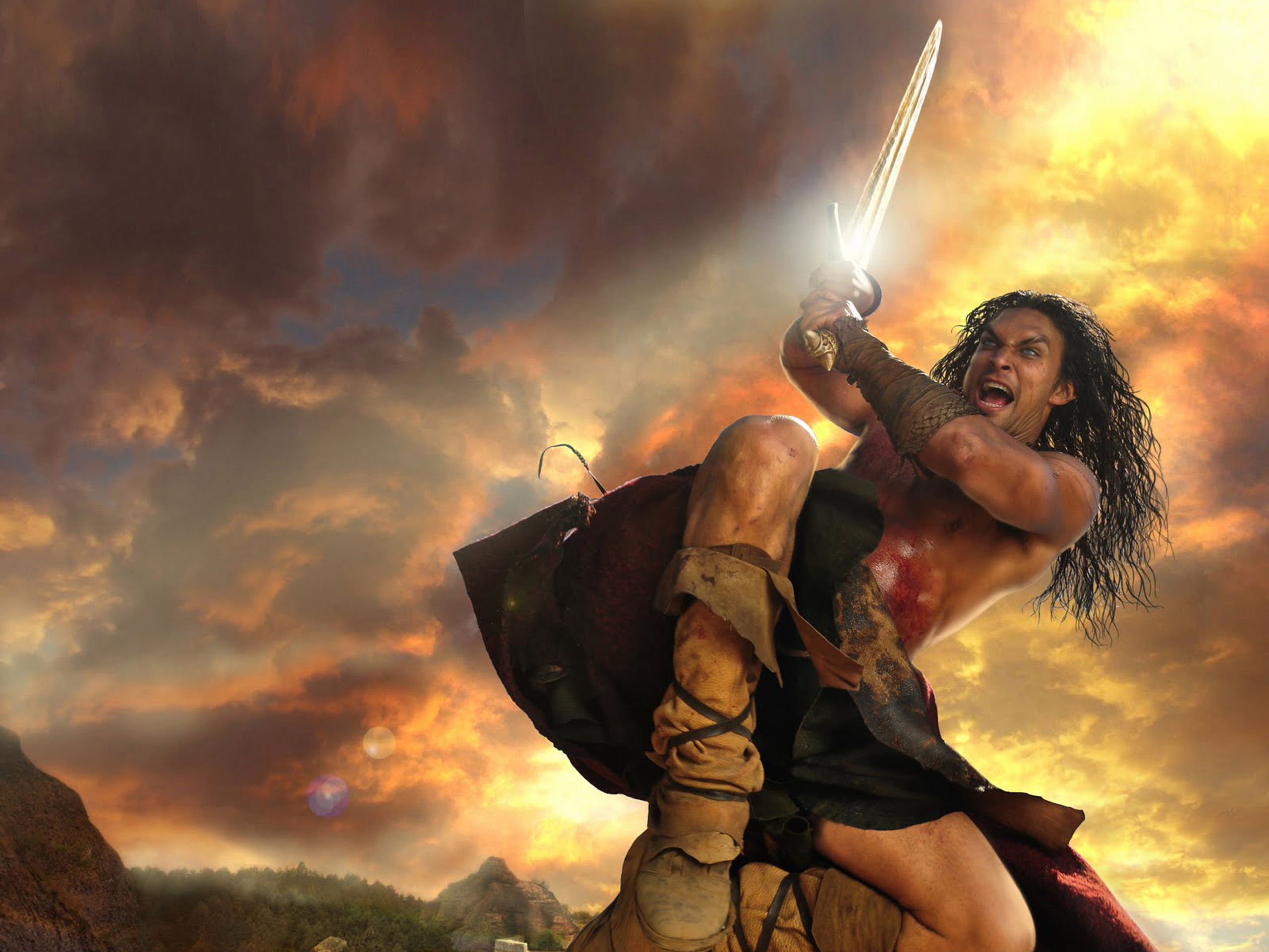 Jason Momoa, Wallpaper collection, Artist's tribute, Momoa's charisma, 2560x1920 HD Desktop