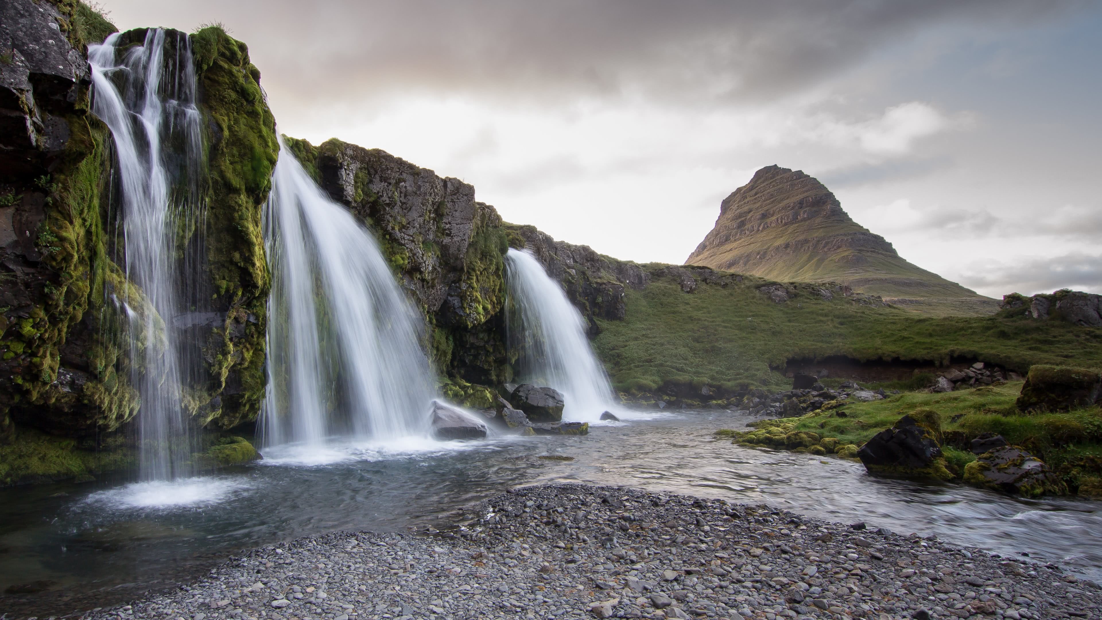 Kirkjufell Mountain, Iceland Wallpaper, 3840x2160 4K Desktop