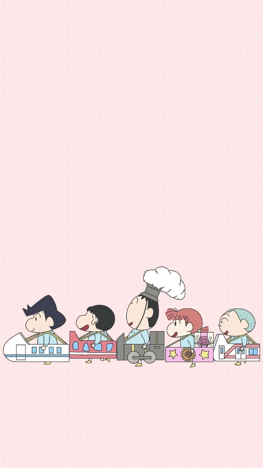 Shinnosuke Nohara, Kasukabe Defense Force, Toru Kazama, Bo-chan, Nene Sakurada, Full HD Phone wallpaper