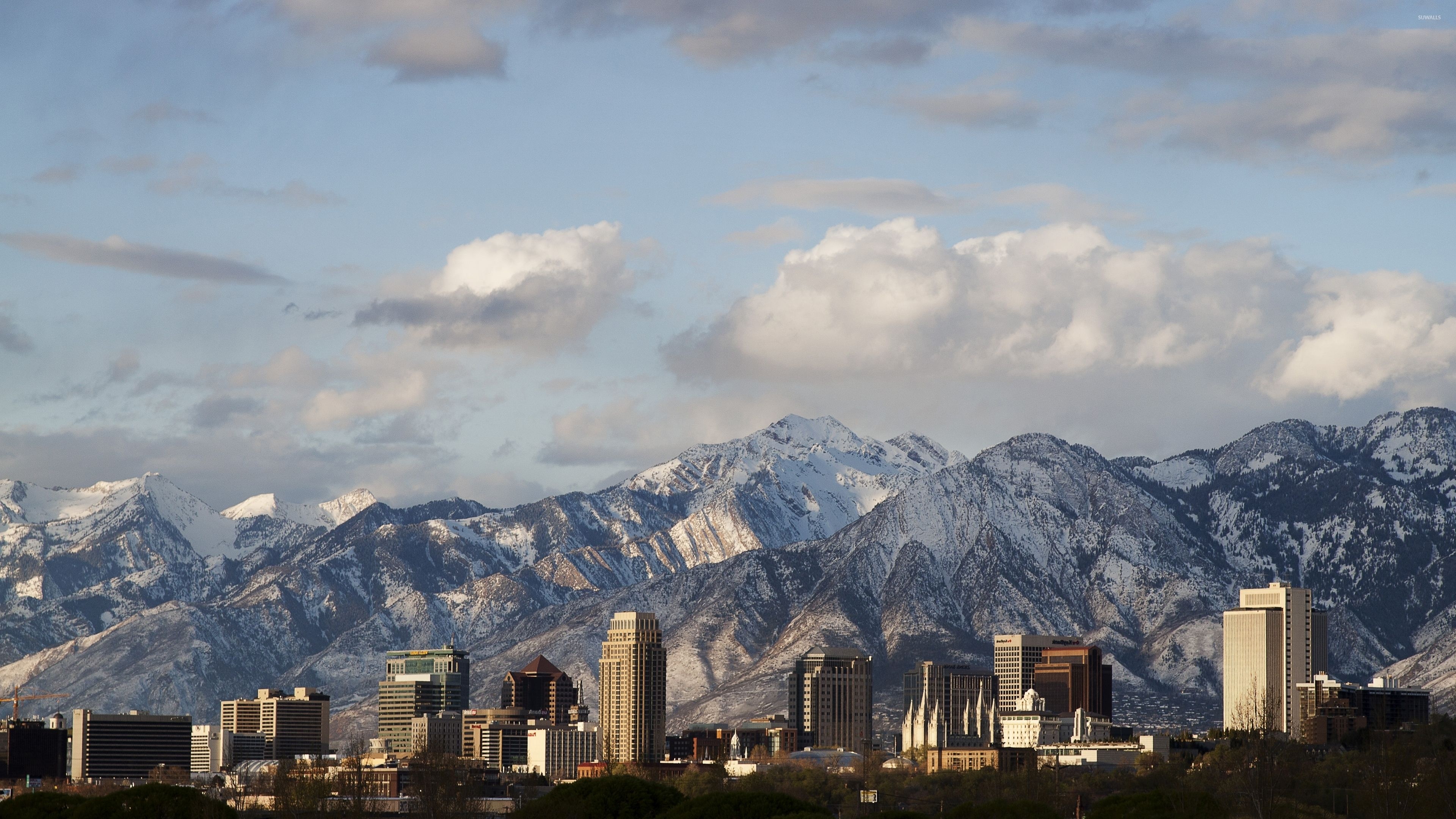 Salt Lake City wallpapers, High-resolution backgrounds, City skyline, Desktop decorations, 3840x2160 4K Desktop