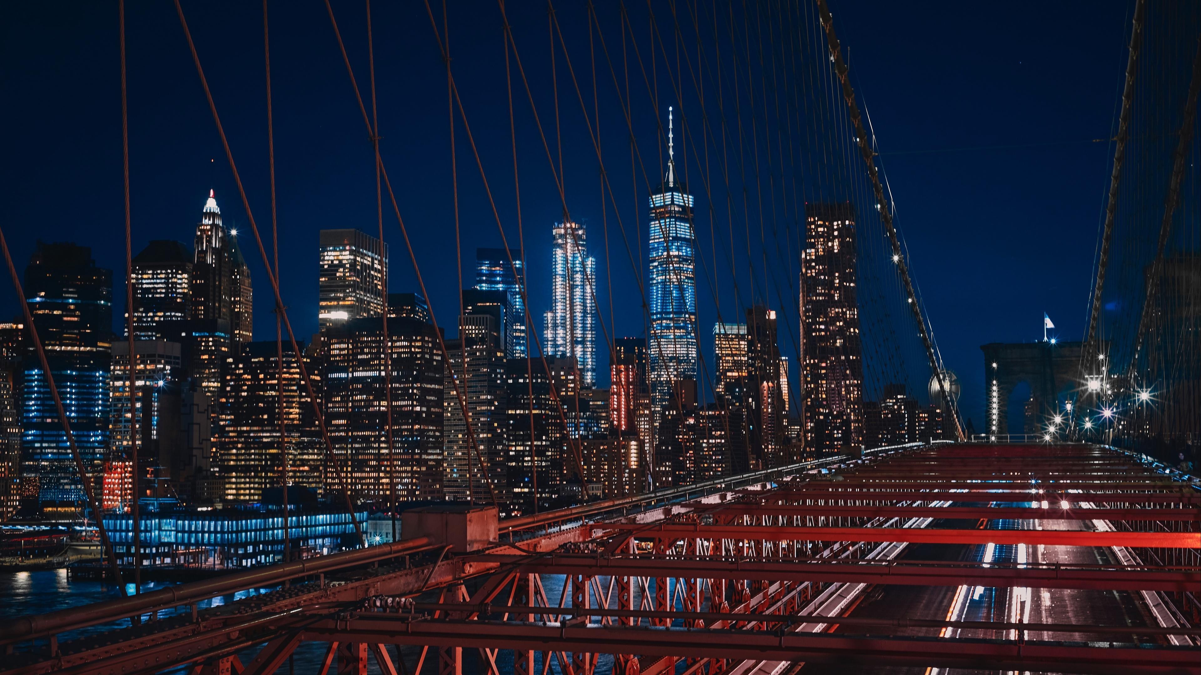 Brooklyn Bridge, USA Wallpaper, 3840x2160 4K Desktop