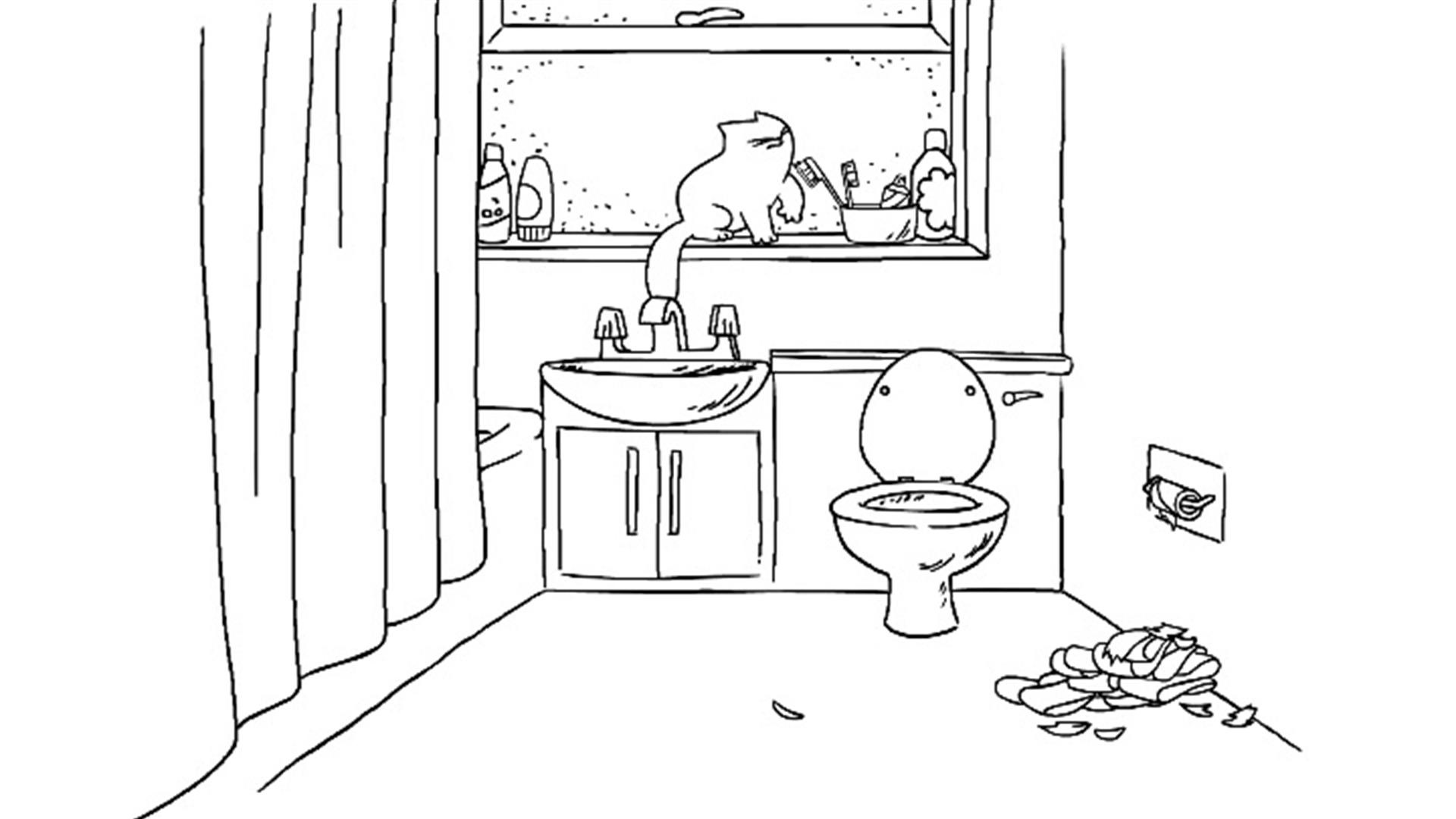 Simon's Cat Animation, Watch Hot Water, 2014 episode, The Roku Channel, 1920x1080 Full HD Desktop