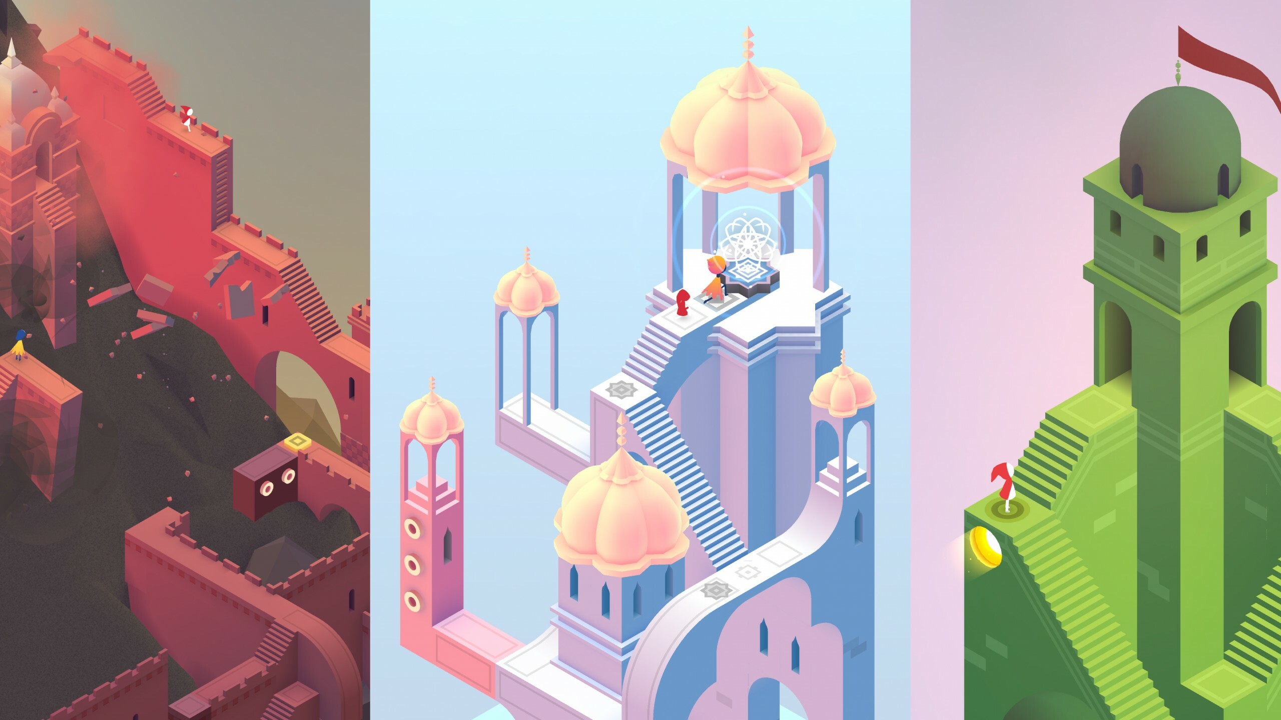 Monument Valley 2, Monument Valley Wallpaper, 2560x1440 HD Desktop