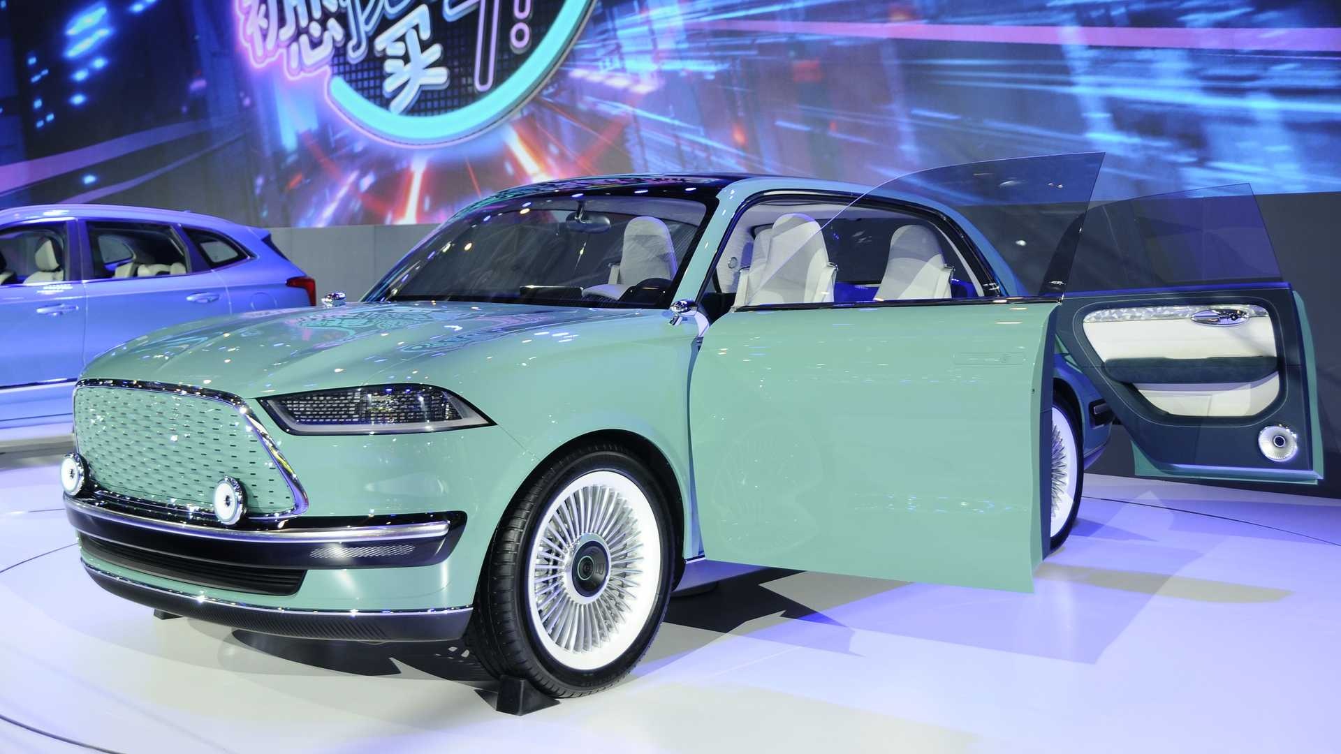 Great Wall ORA Futurist Concept, Electric sedan, Retro-inspired, Futuristic design, 1920x1080 Full HD Desktop
