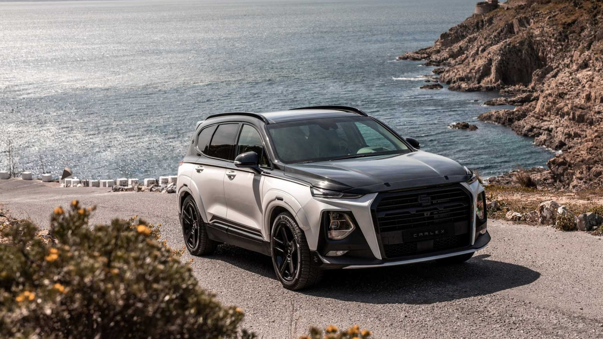 Hyundai Santa Fe, Radical tuning, Carlex Design, Stylish makeover, 1920x1080 Full HD Desktop