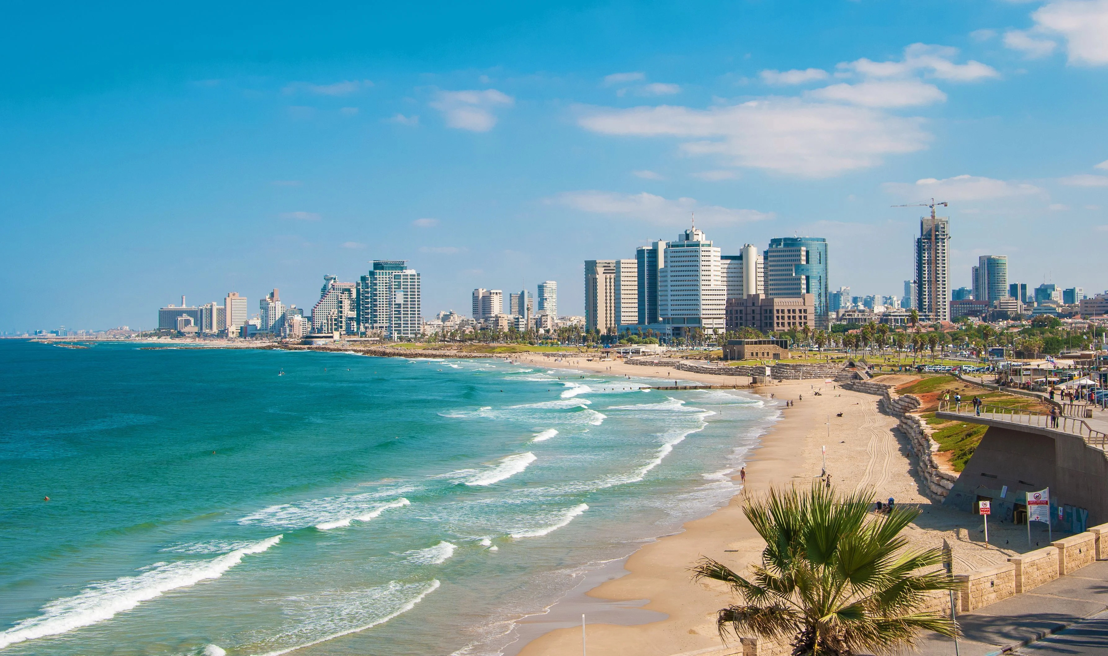 Tel Aviv Promenade, Israel Wallpaper, 3580x2120 HD Desktop